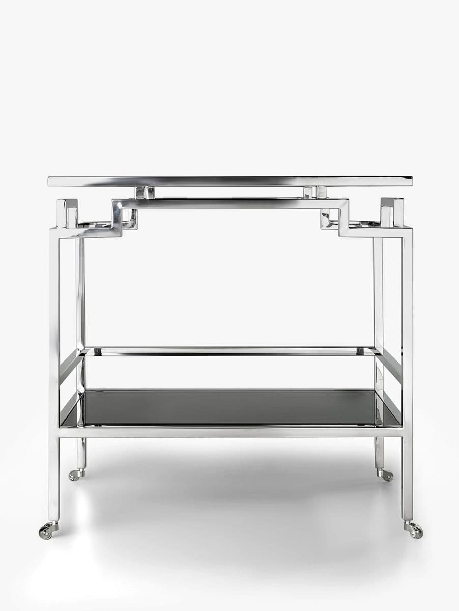 MESA AUXILIAR CON RUEDAS PAGE SILVER 72