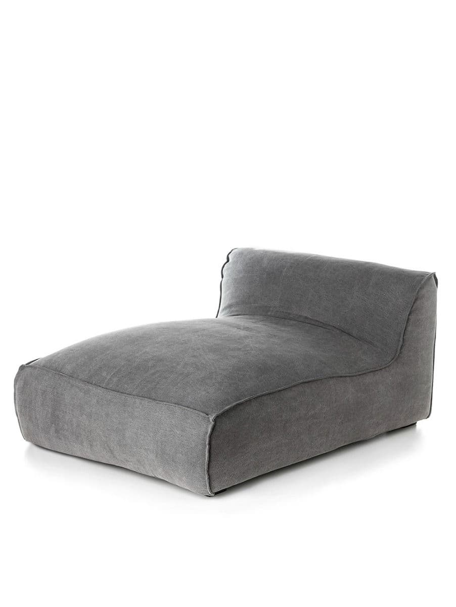 CHAISELONGUE DEX GRIS OSCURO 110