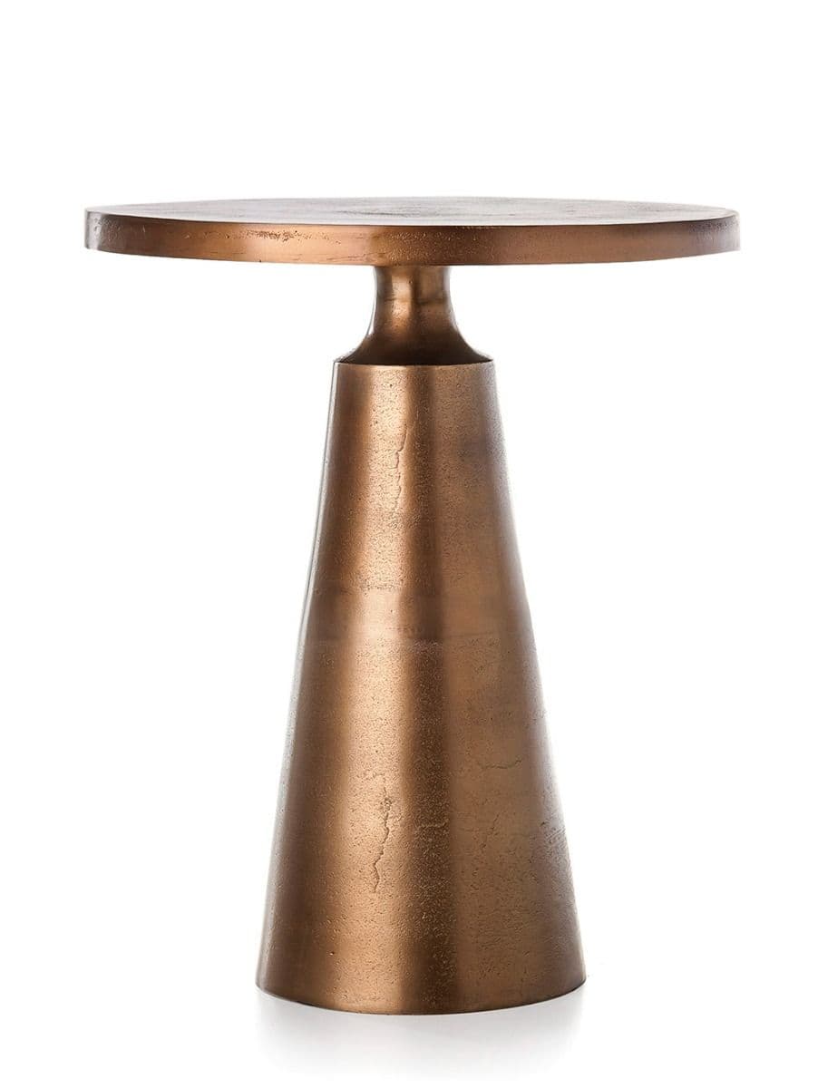 MESA AUXILIAR AGATA BRASS 60X50