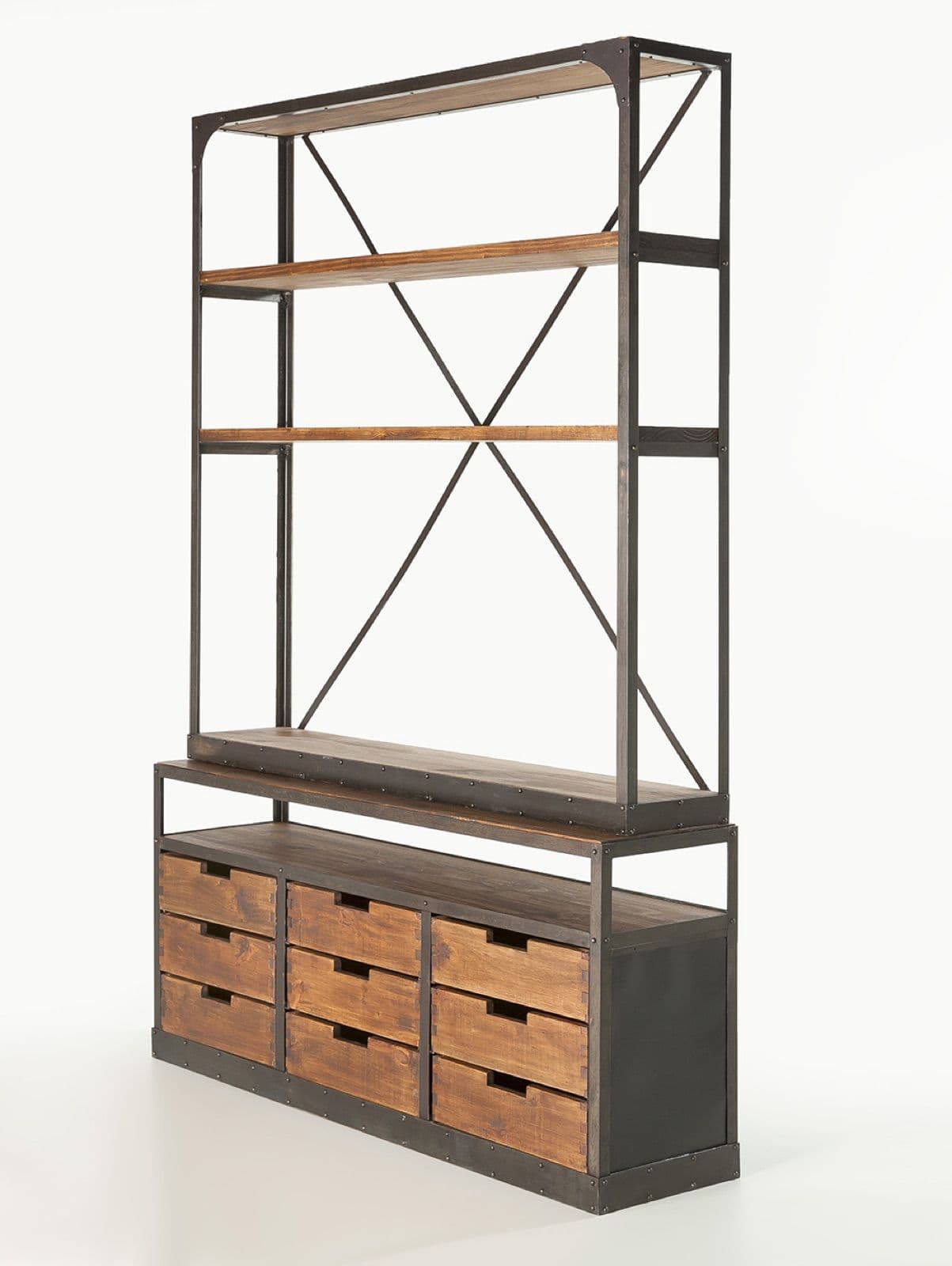 1675857502600-Landmark_Muebles_HIERRO_9_CAJONES_CON_ALZADA_TV_Estanteria_1