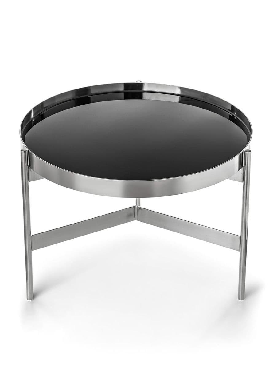 MESA BAJA AERO ESPEJO ANTIQUE NEGRO 60X47