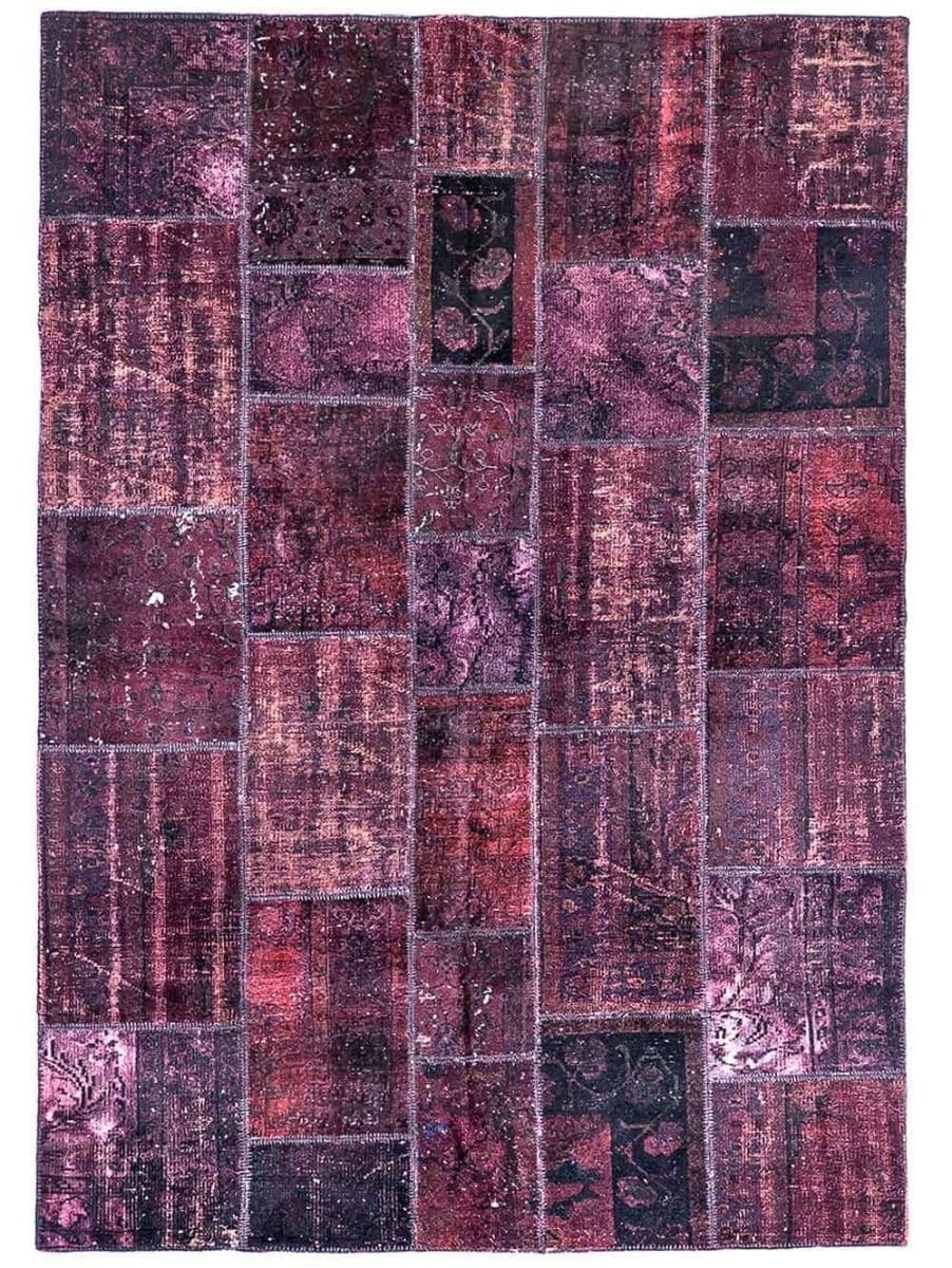 PATCHWORK TURCO BORDO 200x300