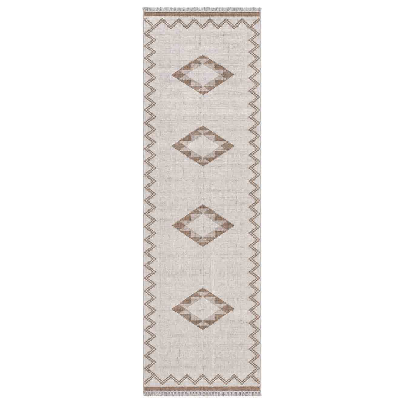 HERKI WASH RUNNER WHITE 97X332