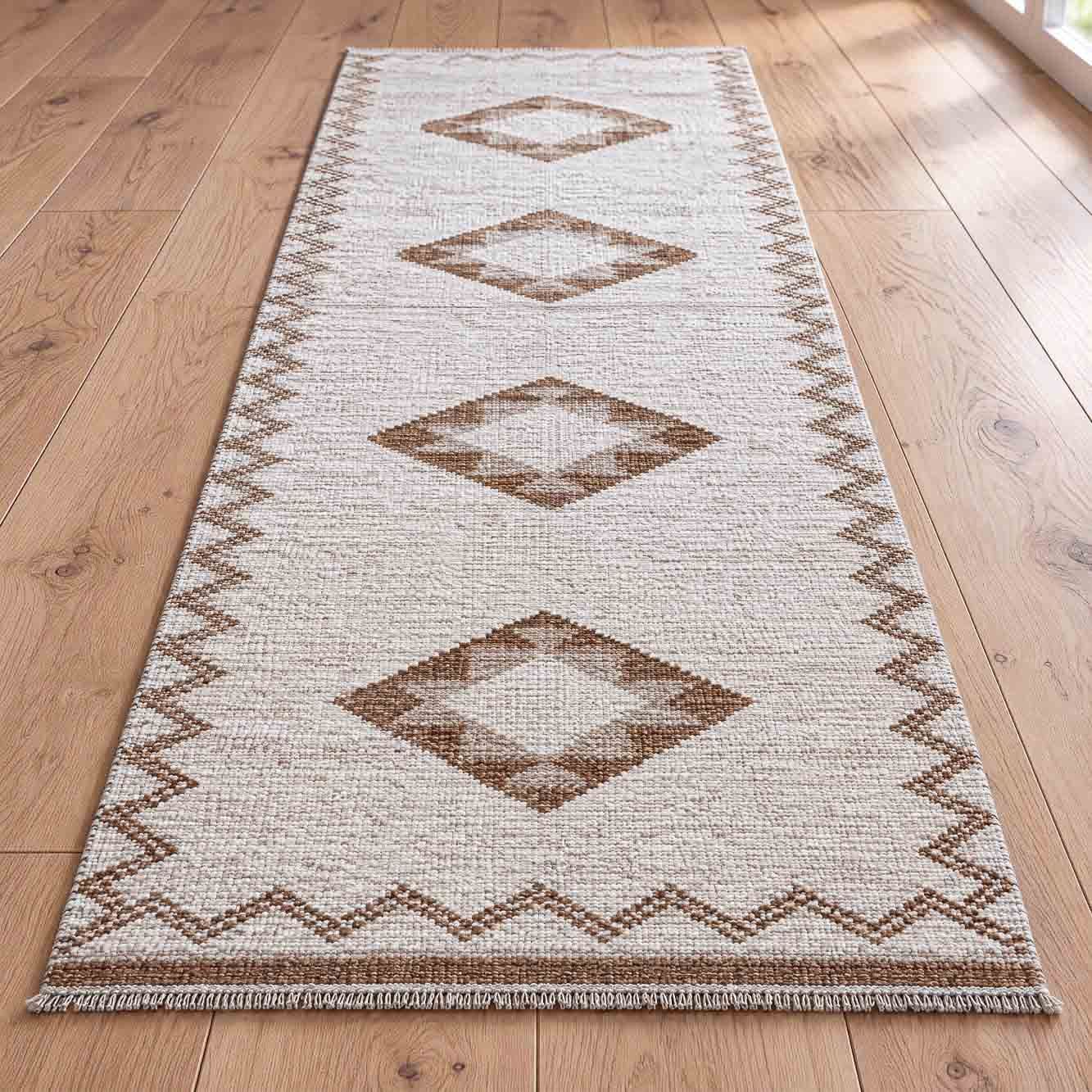 HERKI WASH RUNNER WHITE 97X332