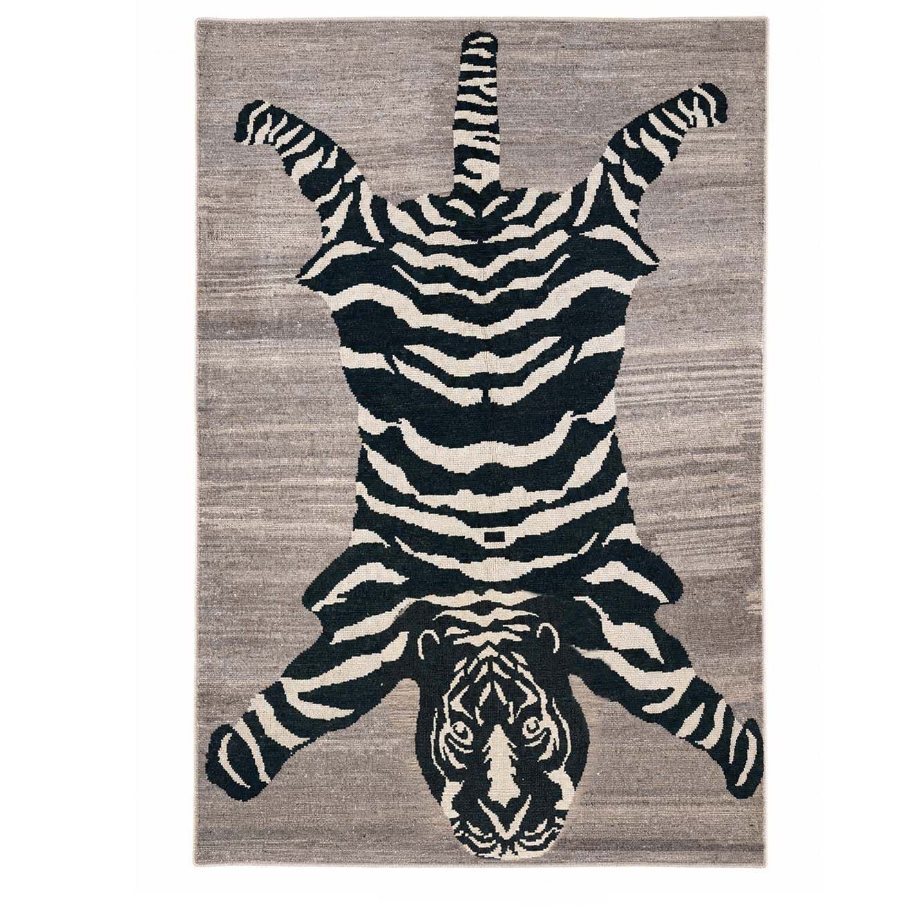 OUSHAK TIGER GREY&BLACK 210X342