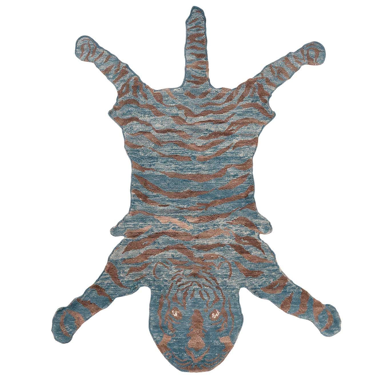 OUSHAK TIGER EMPTY BLUE 220X326