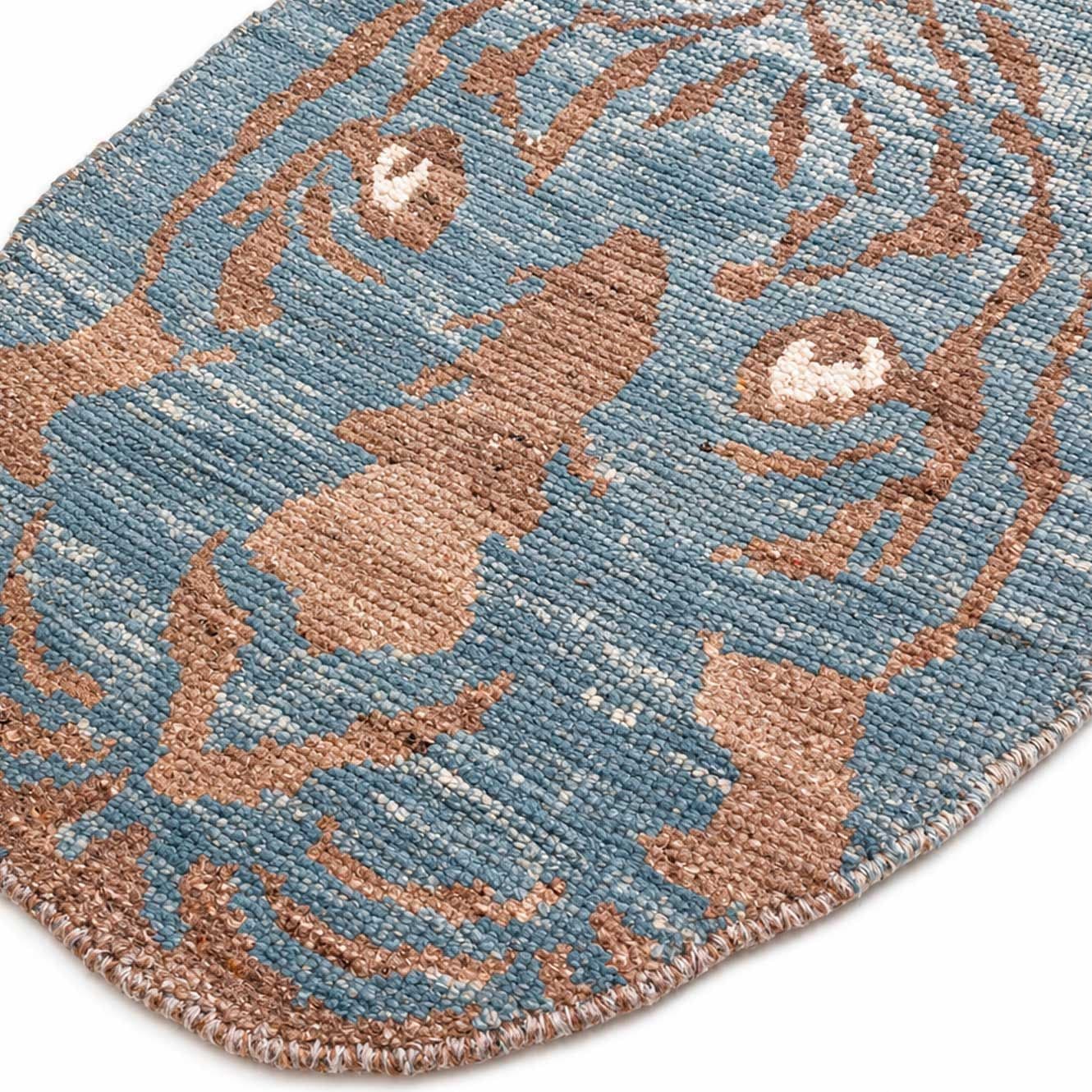 OUSHAK TIGER EMPTY BLUE 220X326