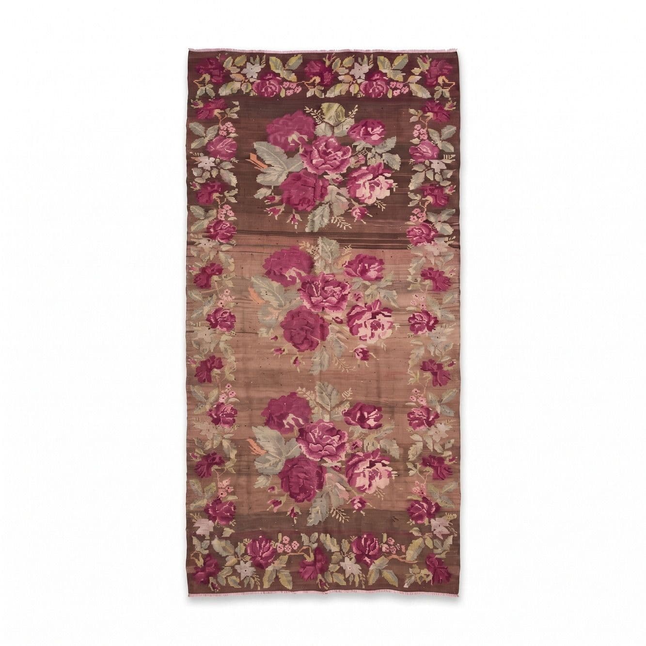 KILIM MOLDAVIA 66 WASH BROWN 186X445