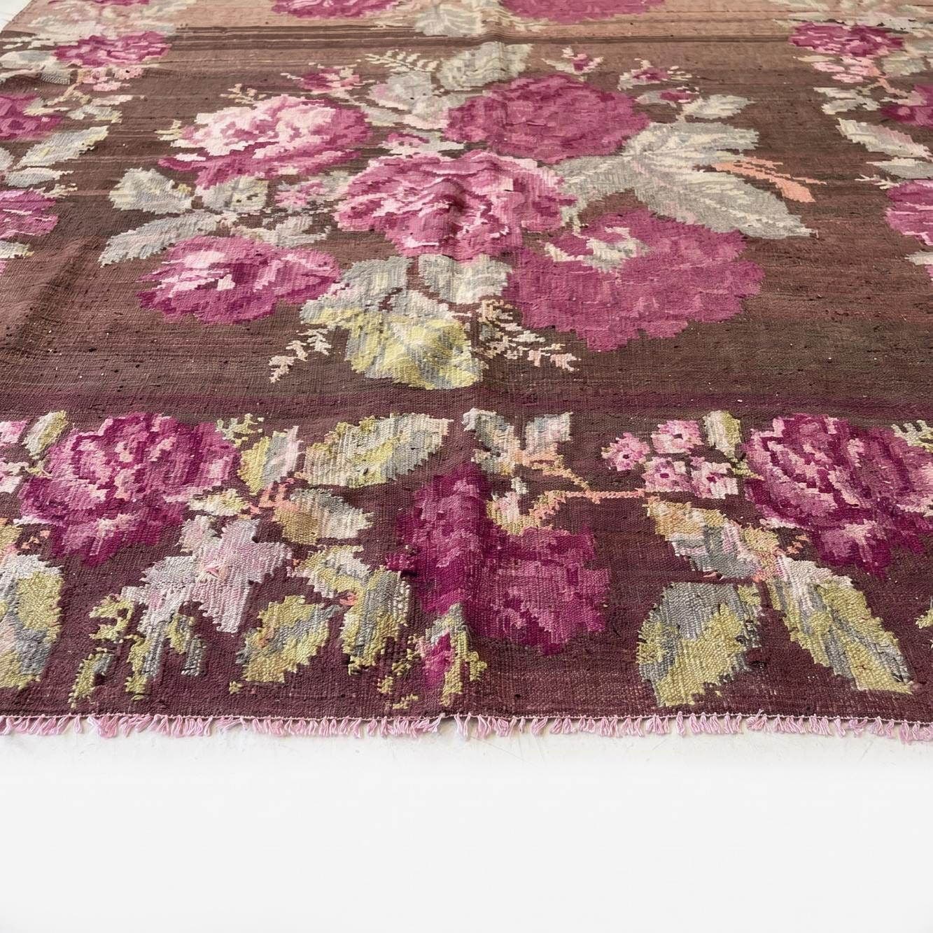 KILIM MOLDAVIA 66 WASH BROWN 186X445