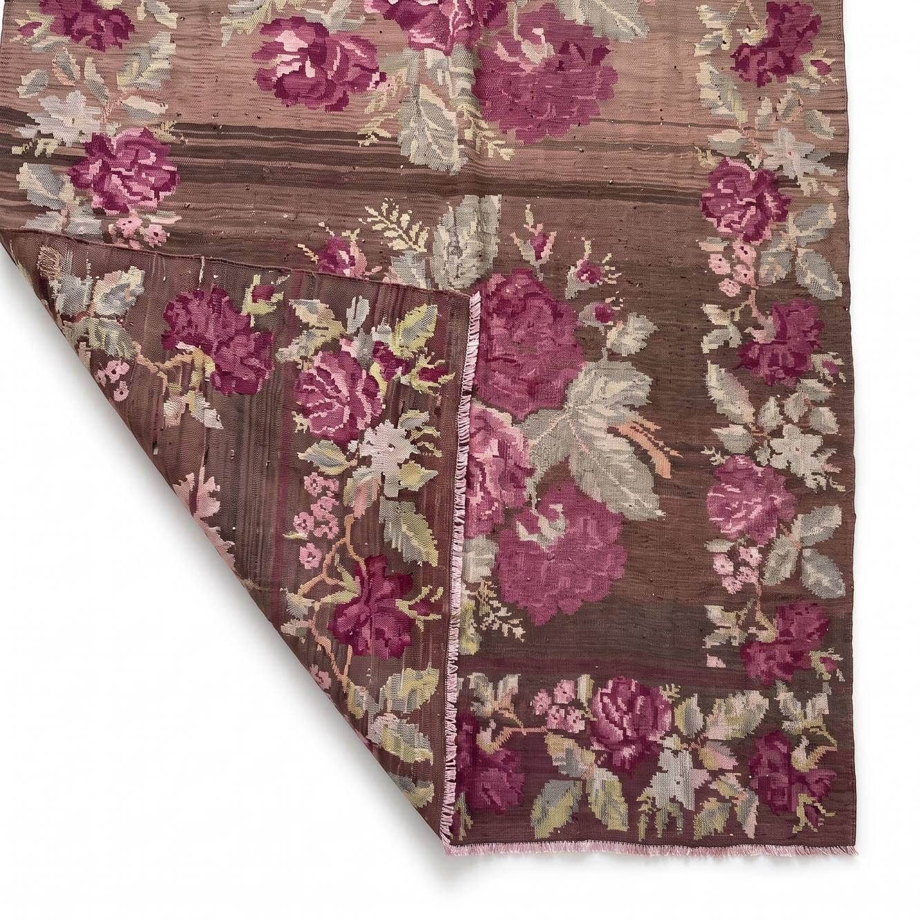 KILIM MOLDAVIA 66 WASH BROWN 186X445