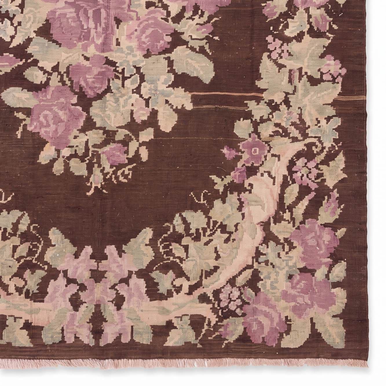 KILIM MOLDAVIA 69 69 WASH BROWN 174X286
