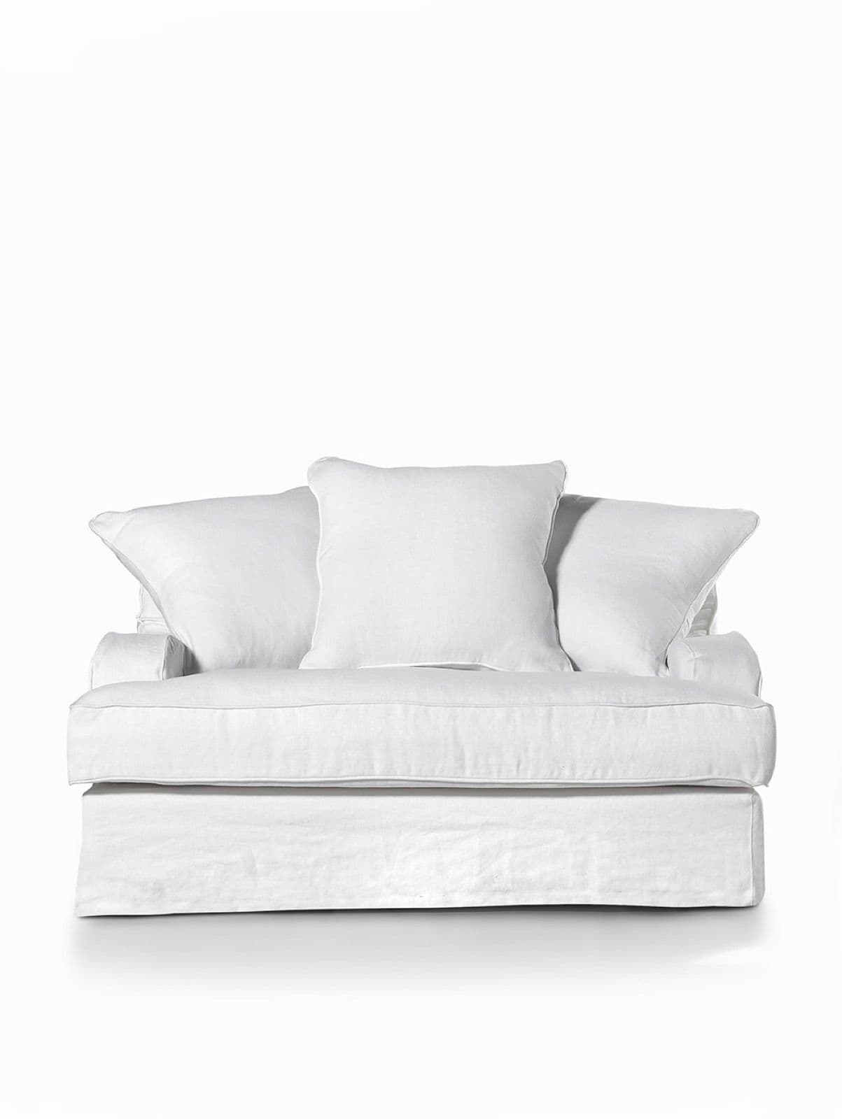 SOFA PRESCOTT 130 LINO BLANCO