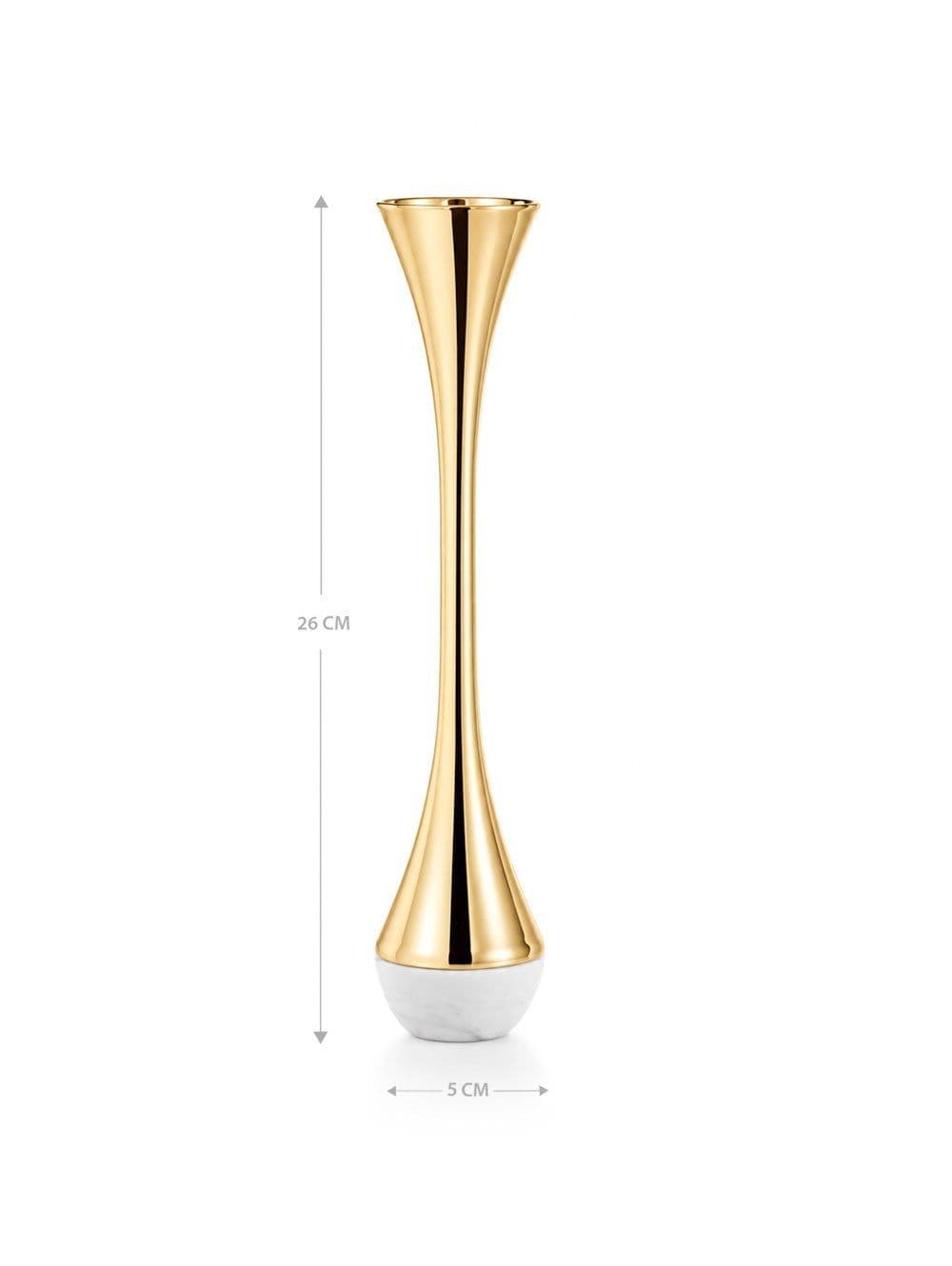 CANDELABRO CHANNE GOLD TALL