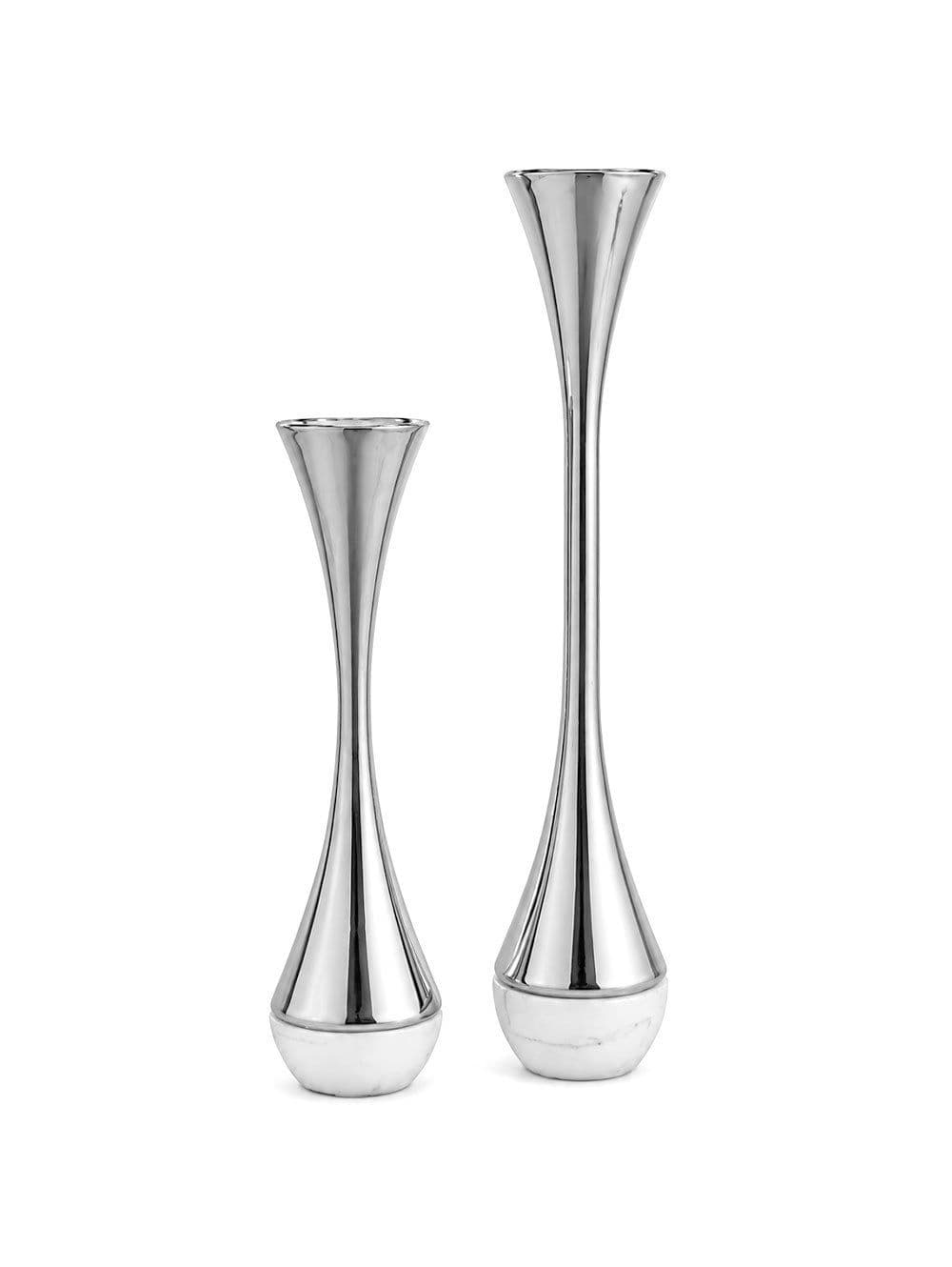 CANDELABRO CHANNE SILVER TALL