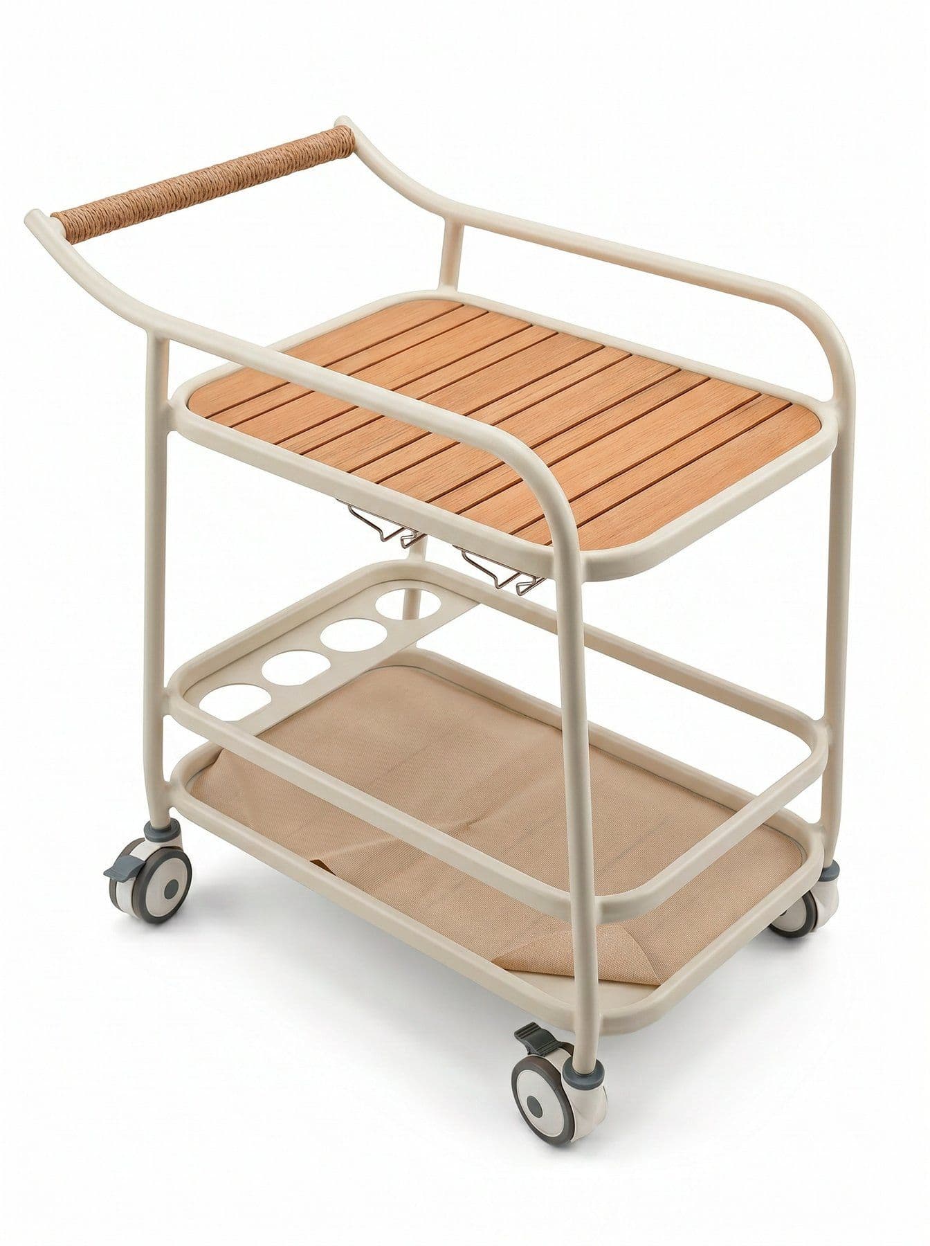 CARRITO BAR VARZEA IVORY WHITE