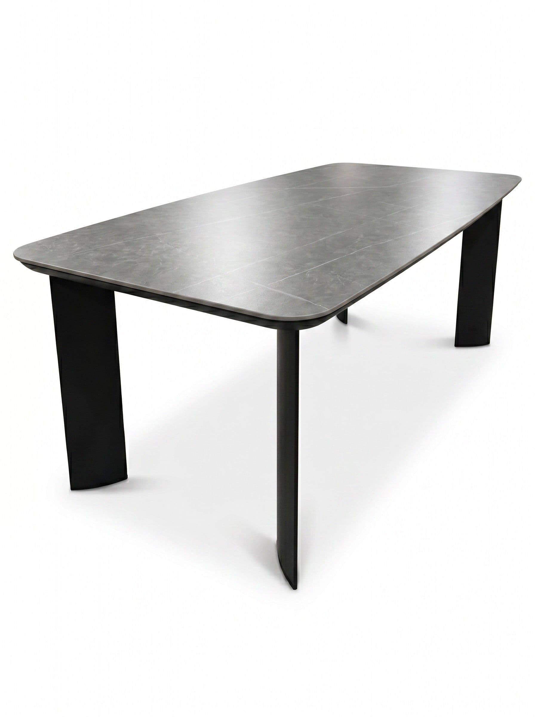 MESA DE COMEDOR WAVE CHARCOAL 120X240X74