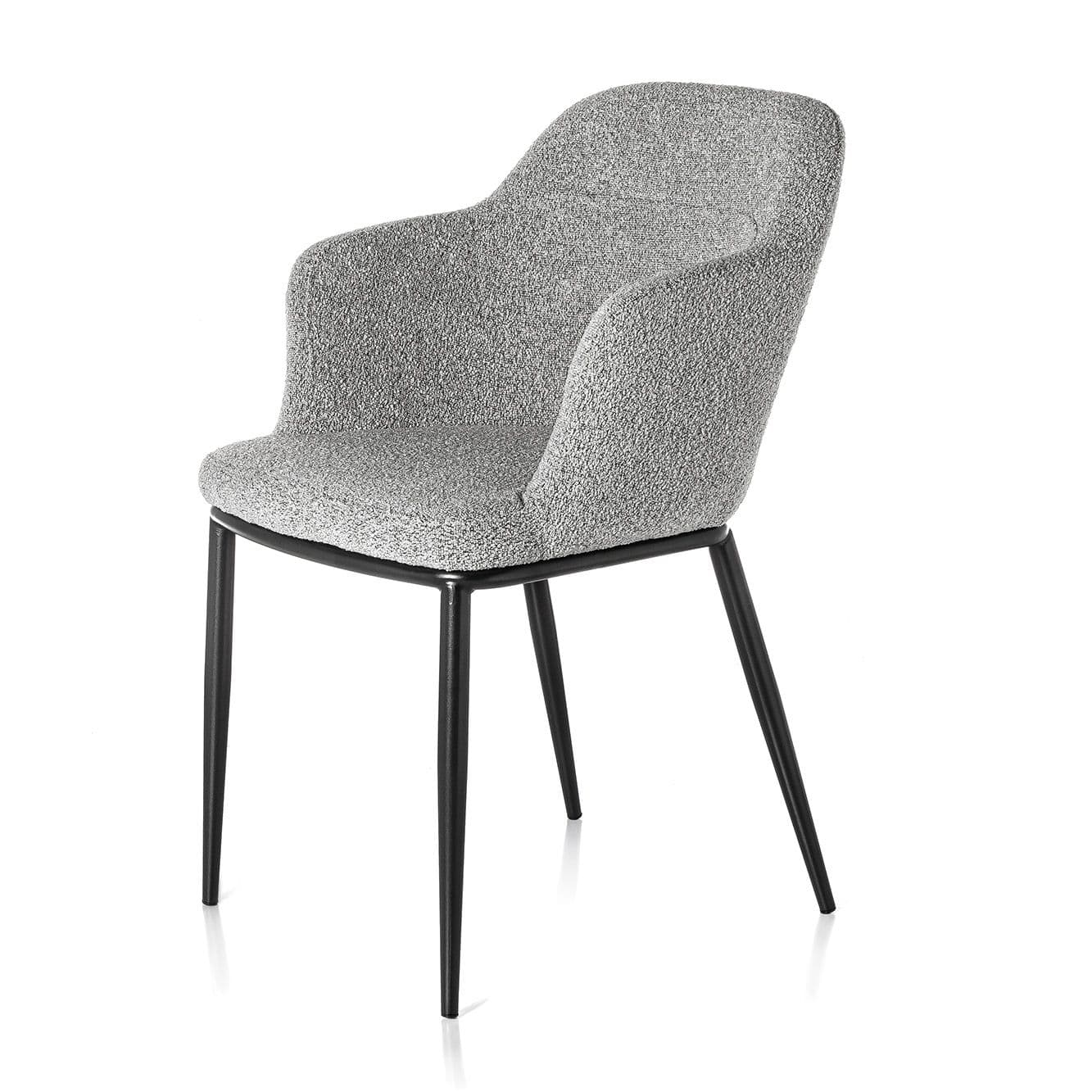 SILLA CON APOYA GIULIA LIGHT GREY