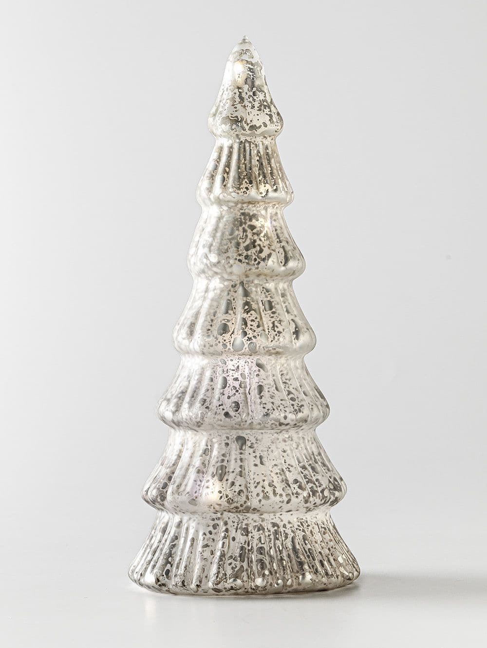 ARBOL DE VIDRIO CON LUZ SPARKLE 9X21CM