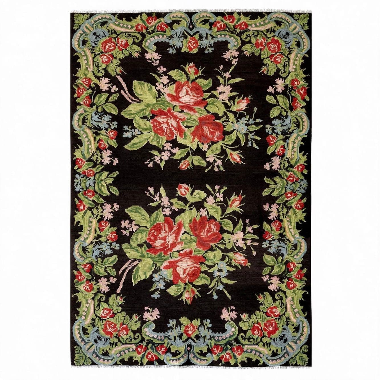KILIM MOLDAVIA 42 BLACK 195X326