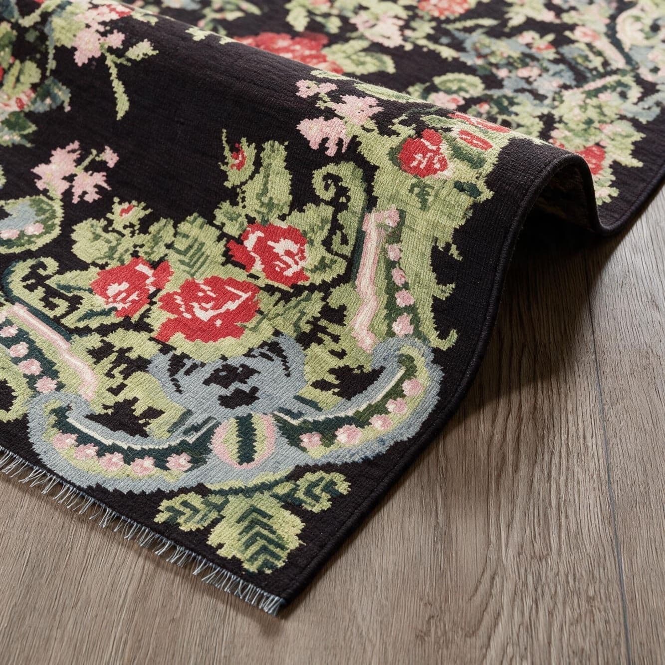 KILIM MOLDAVIA 42 BLACK 195X326