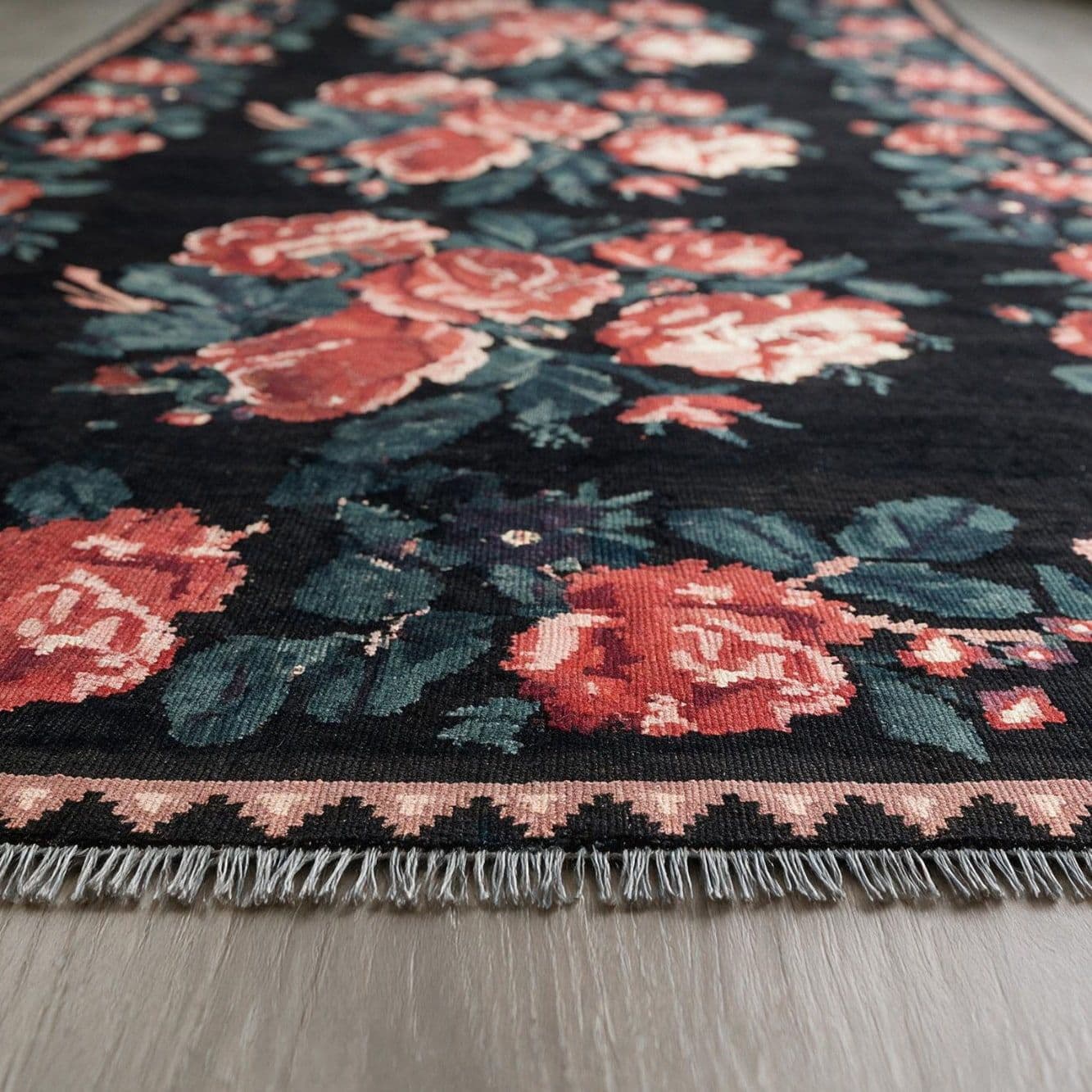 KILIM MOLDAVIA 50 BLACK 195X420