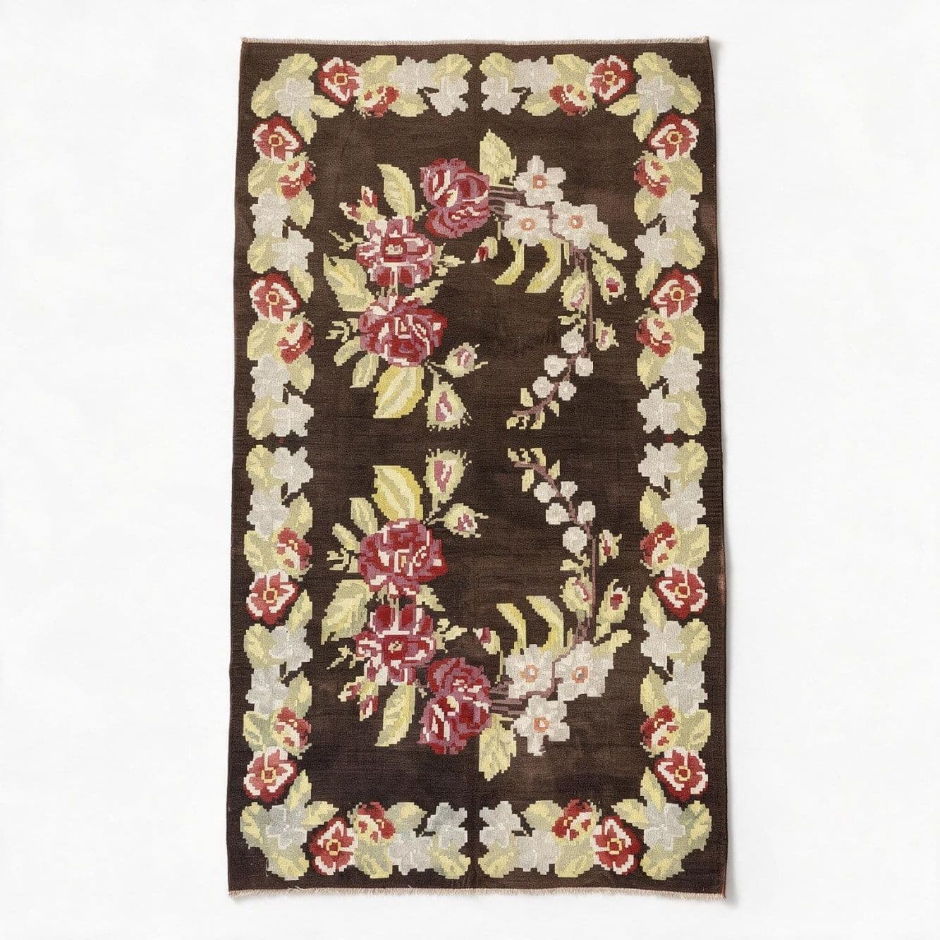KILIM MOLDAVIA 52 WASH BROWN 160X290