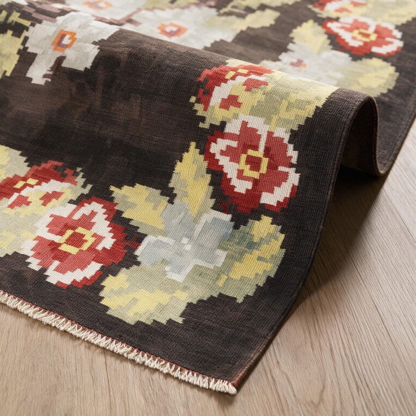 KILIM MOLDAVIA 52 WASH BROWN 160X290