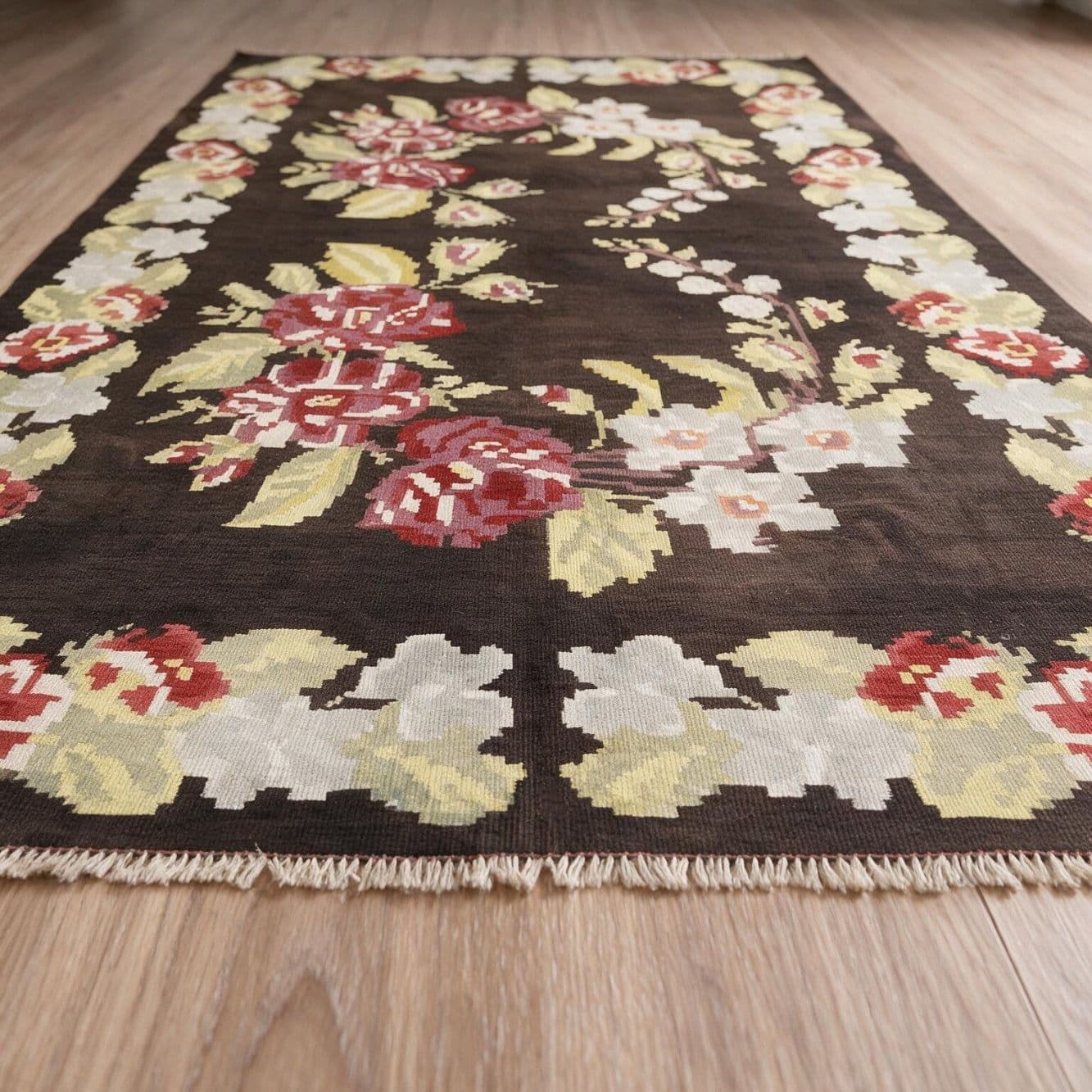 KILIM MOLDAVIA 52 WASH BROWN 160X290