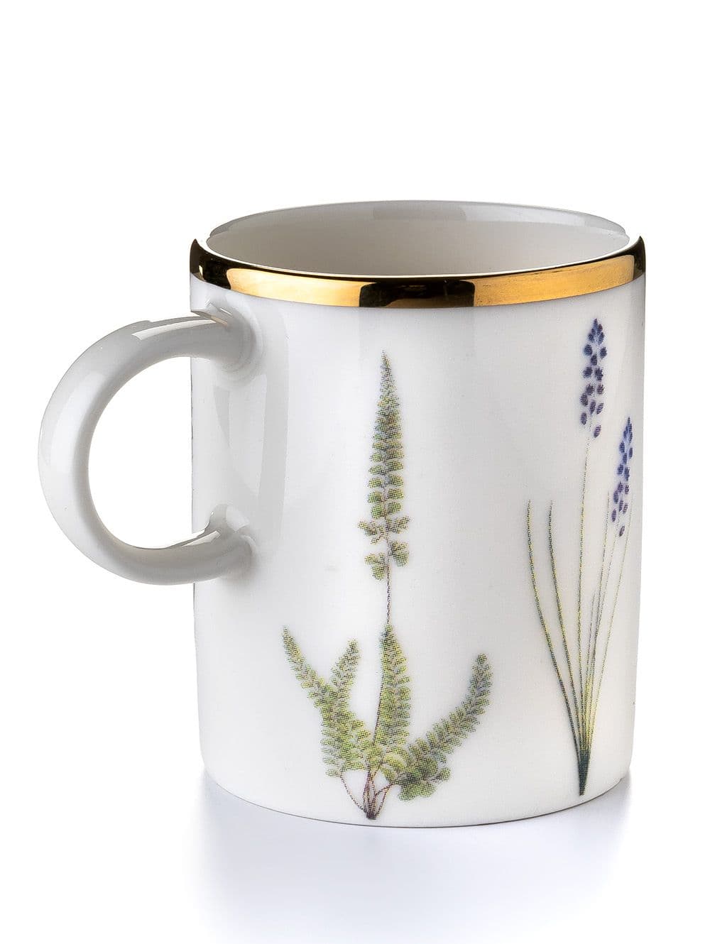 TAZA Y PLATO DE CAFÉ BOTANICAL