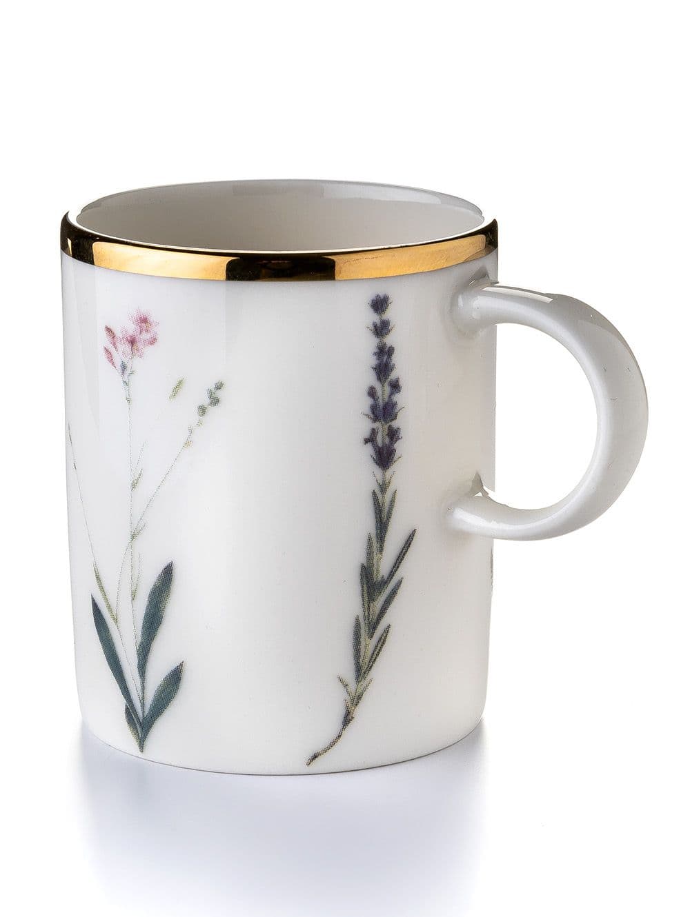 TAZA Y PLATO DE CAFÉ BOTANICAL