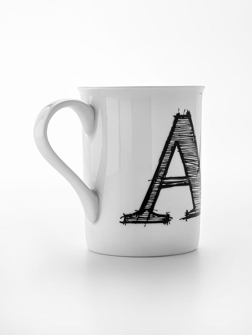 TAZA LETTER A 285CC