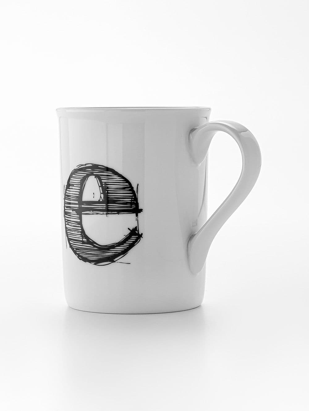 TAZA LETTER E 285CC