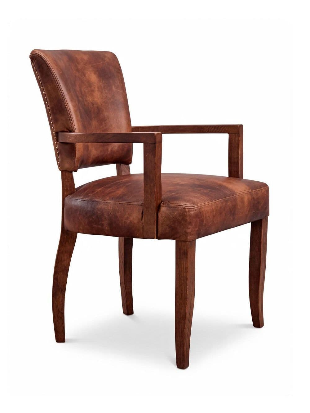 SILLA CON APOYABRAZOS BORNEO BROWN