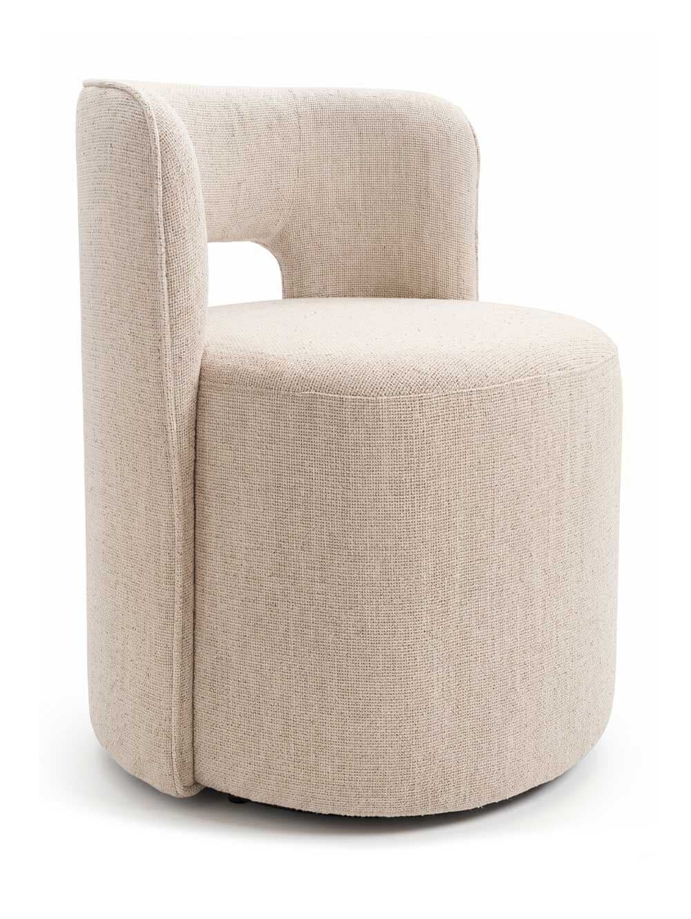 SILLA GIRATORIA CASTEL BEIGE