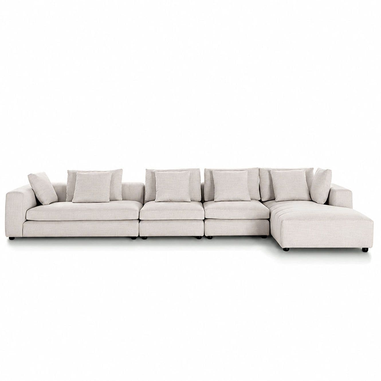SOFA MAXIMUS L 4 MODULOS DER GREY WHITE