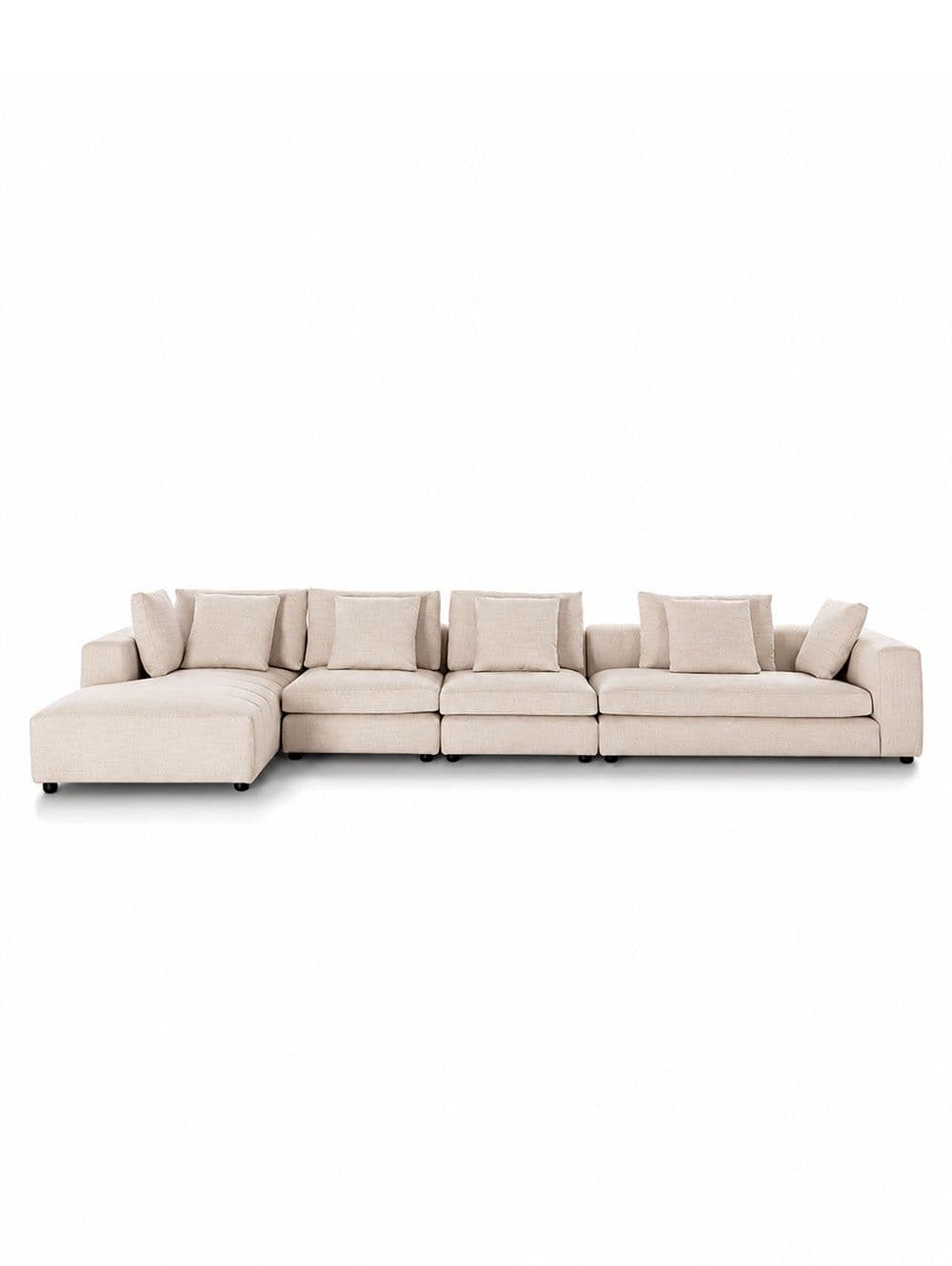 SOFA MAXIMUS L 4 MODULOS IZQ BEIGE WHITE