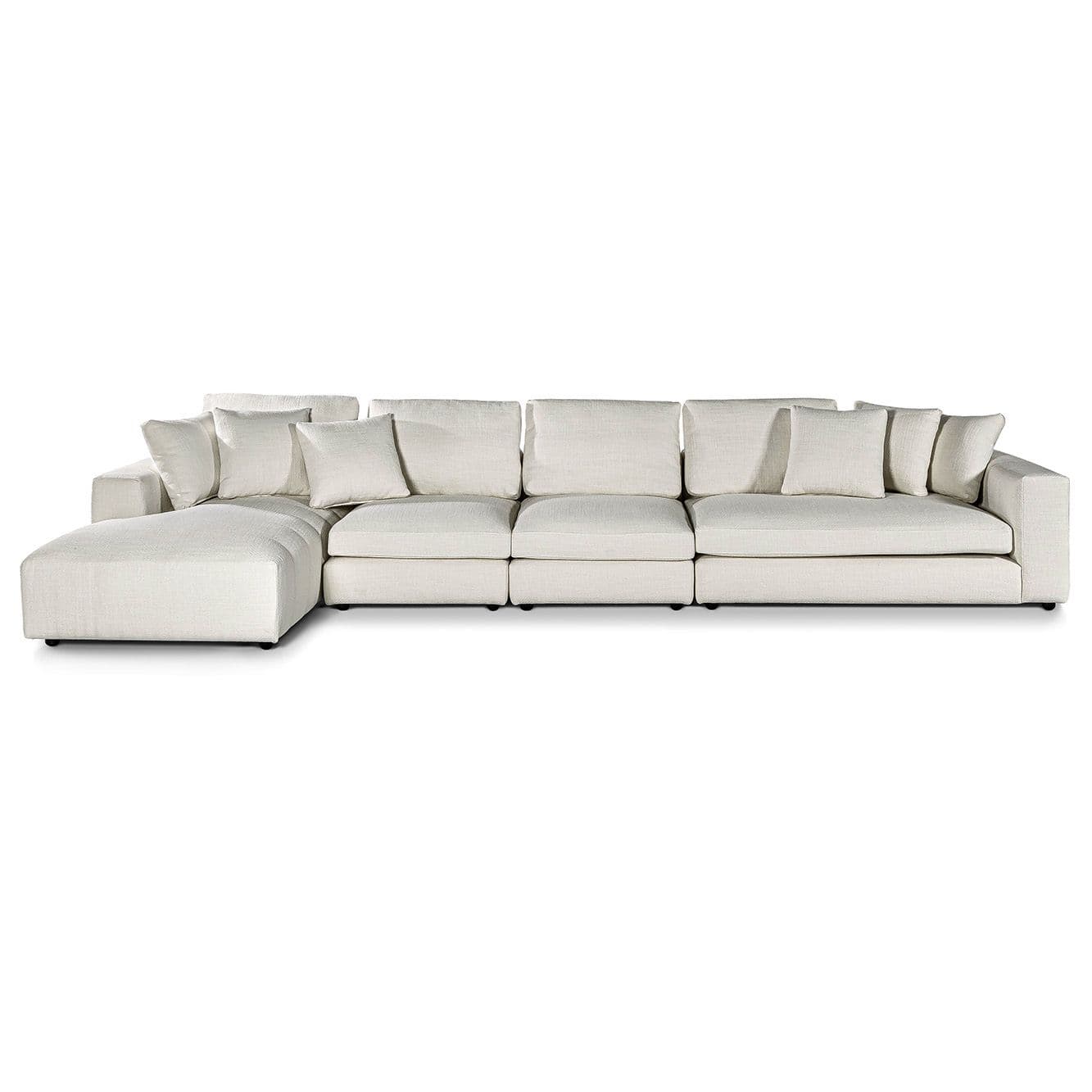 SOFA MAXIMUS L 4 MODULOS IZQ WHITE