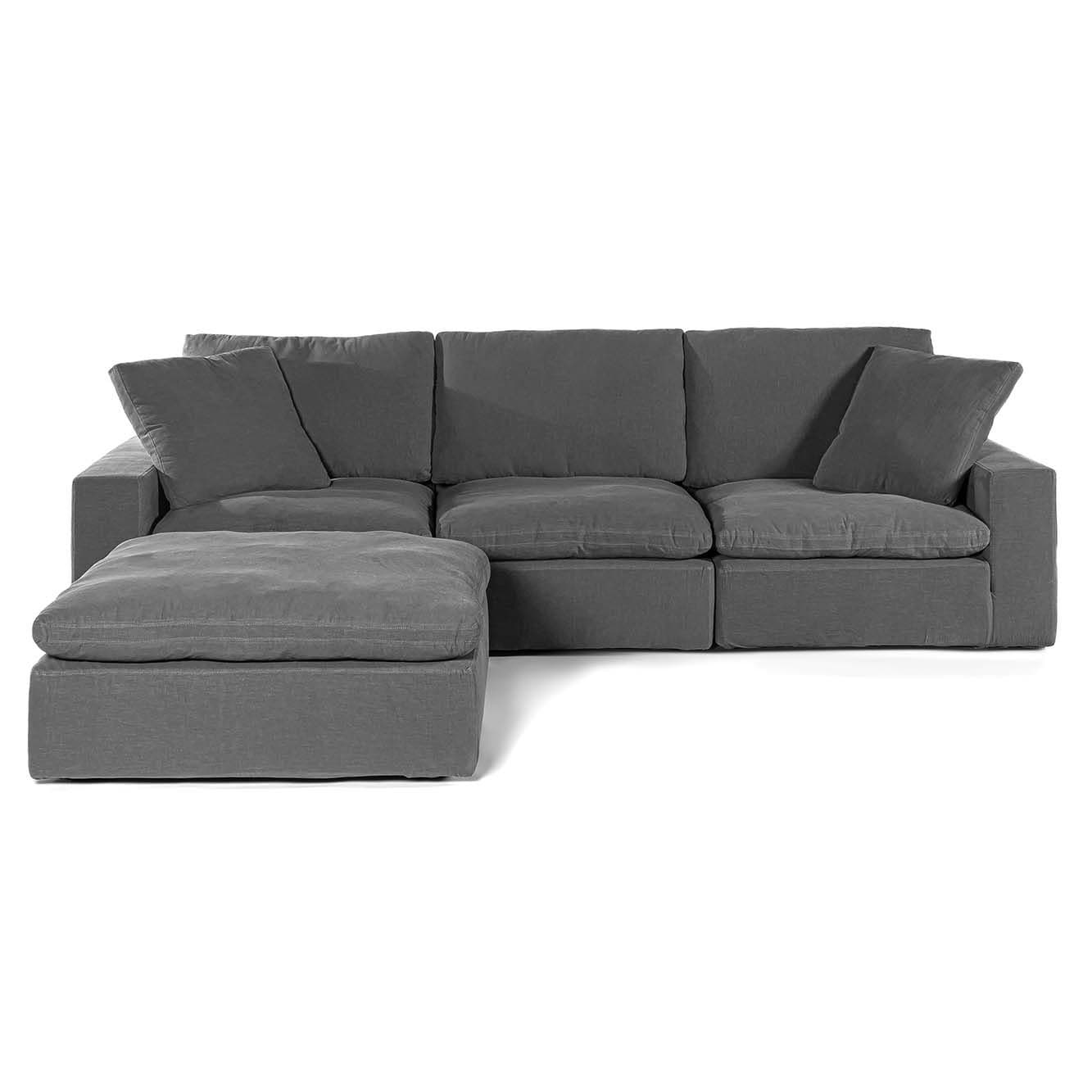 SOFA NUBE LAZY GRIS OSCURO