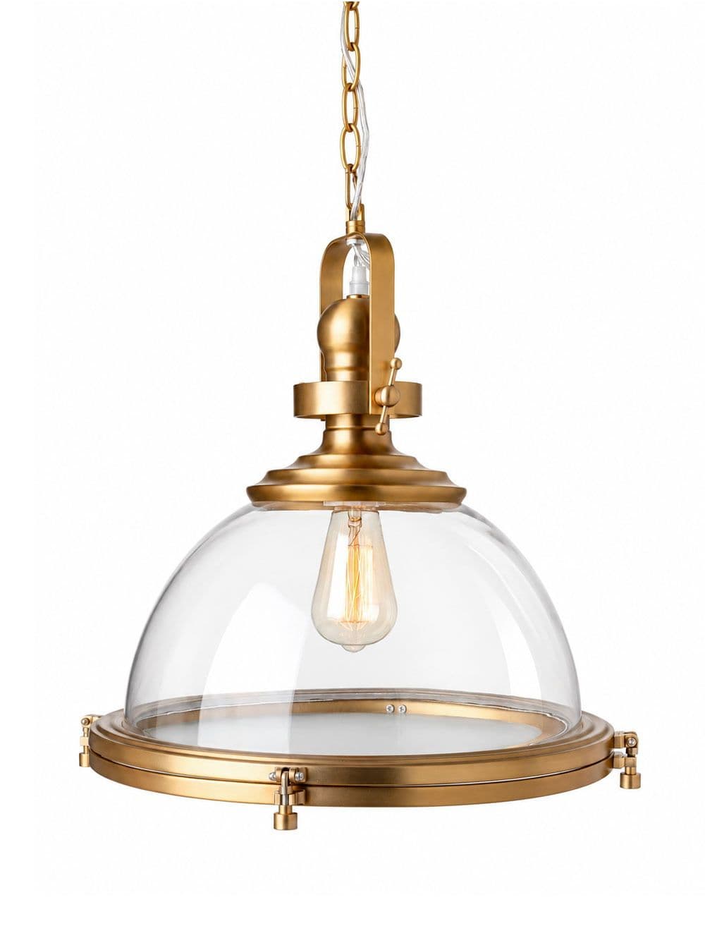 LAMPARA COLGANTE CLEMSON BRONCE 45X52 D=45
