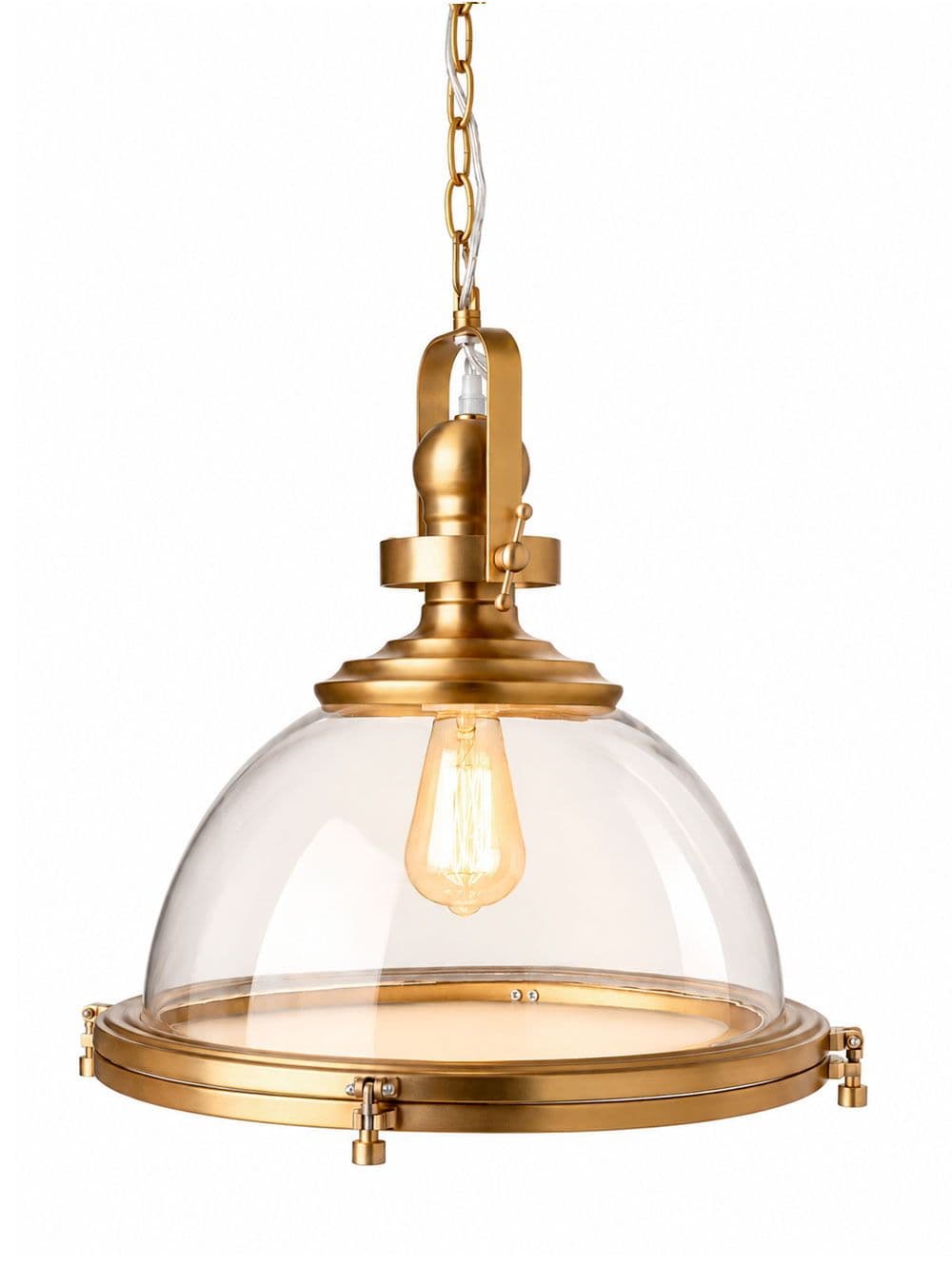 LAMPARA COLGANTE CLEMSON BRONCE 45X52 D=45