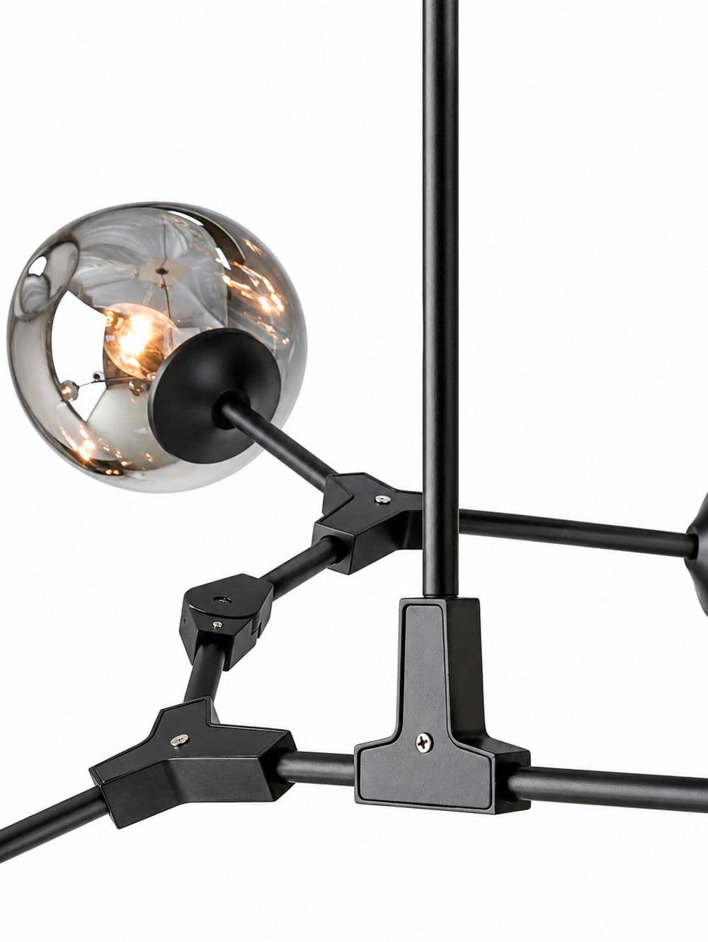 LAMPARA COLGANTE MOBILE GRIS NEGRO 9L 200XH50.