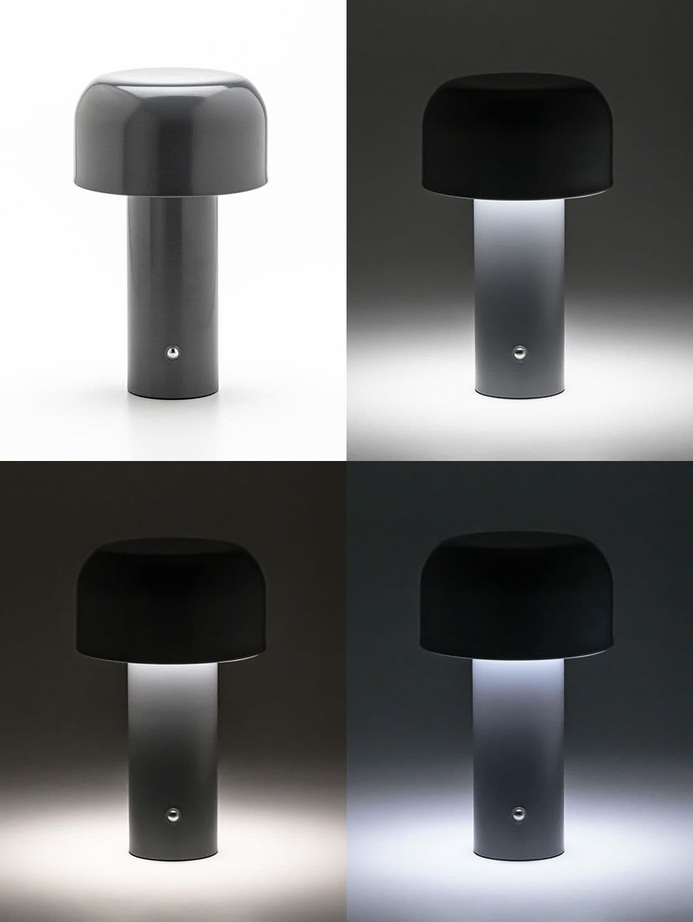 LAMPARA LED RECARGABLE YORK GREY