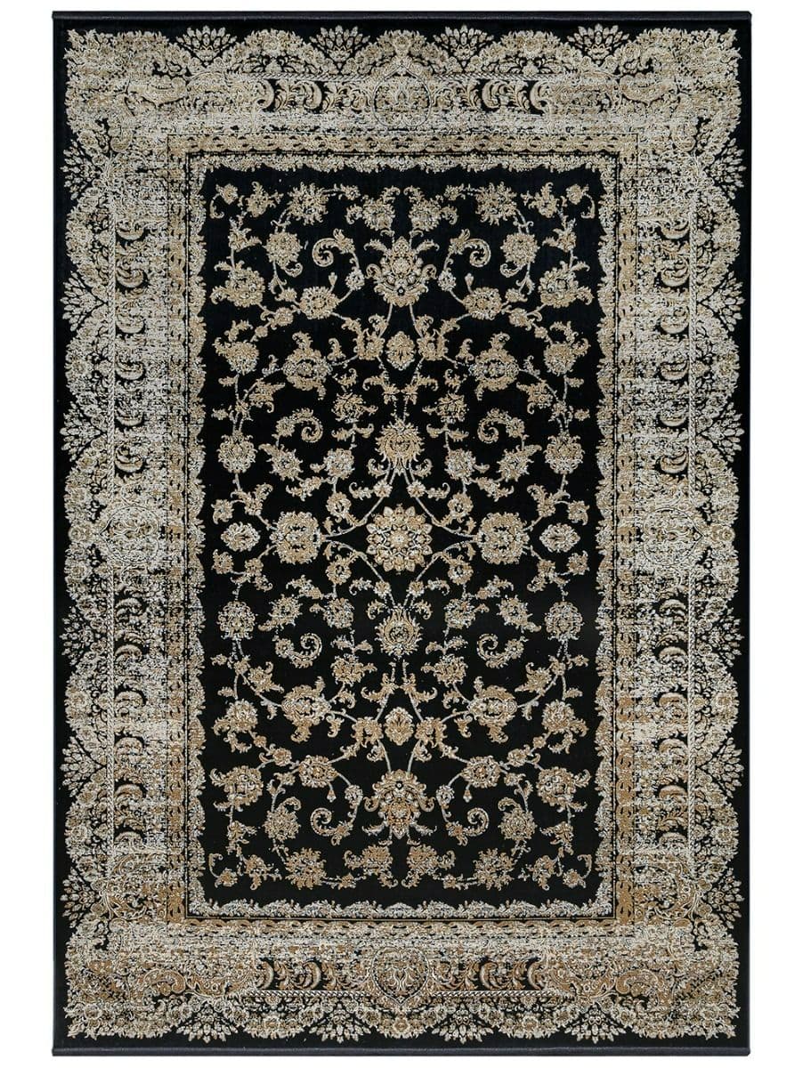 Lux Cobra Floral (61B) - Negro y Plateado