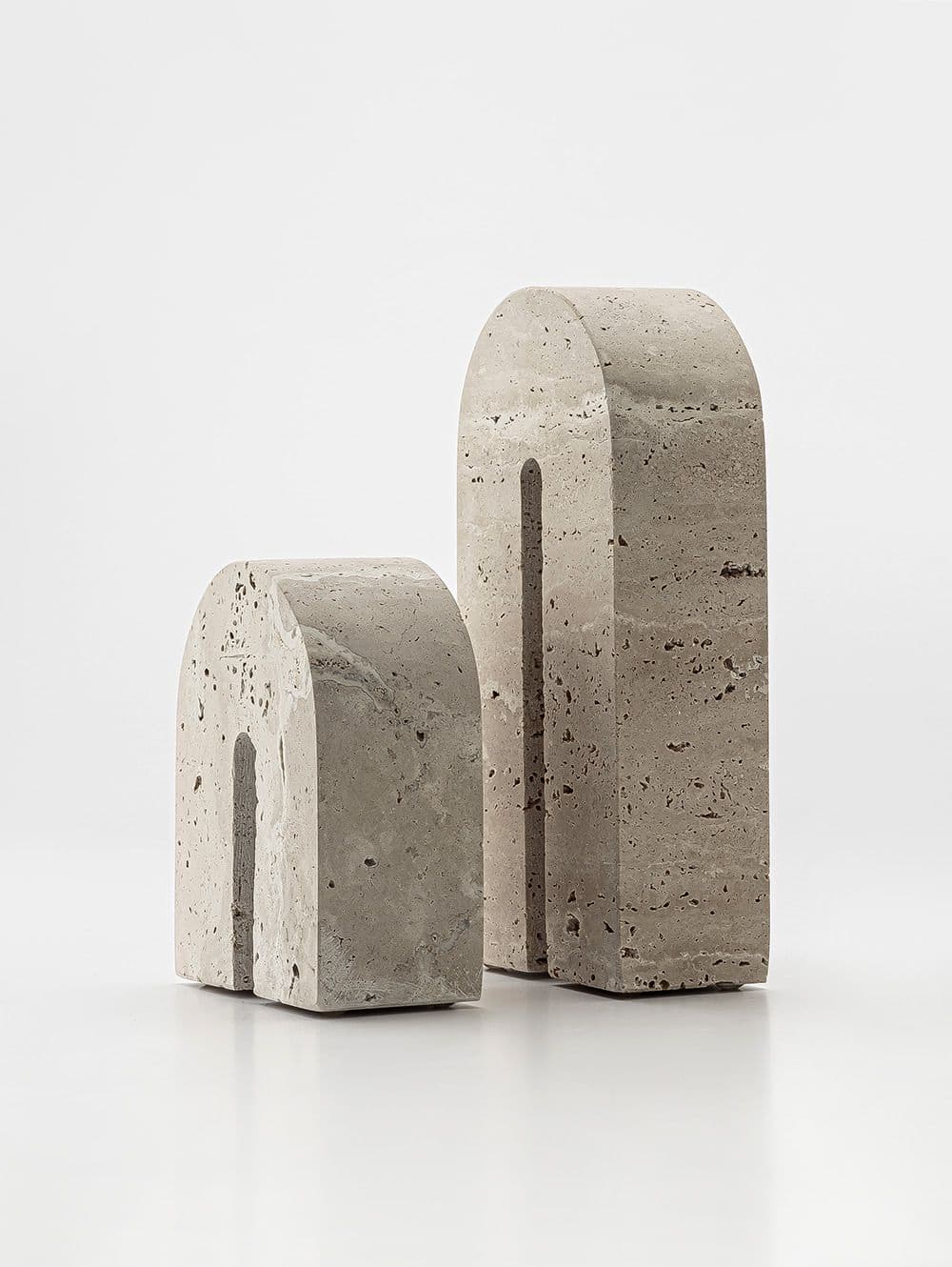SUJETA LIBROS BARNET TRAVERTINE