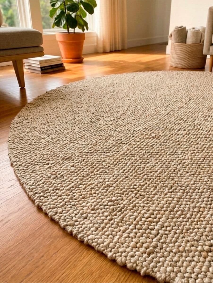 BIG BOUCLE IVORY&CHOCO 150DIAM