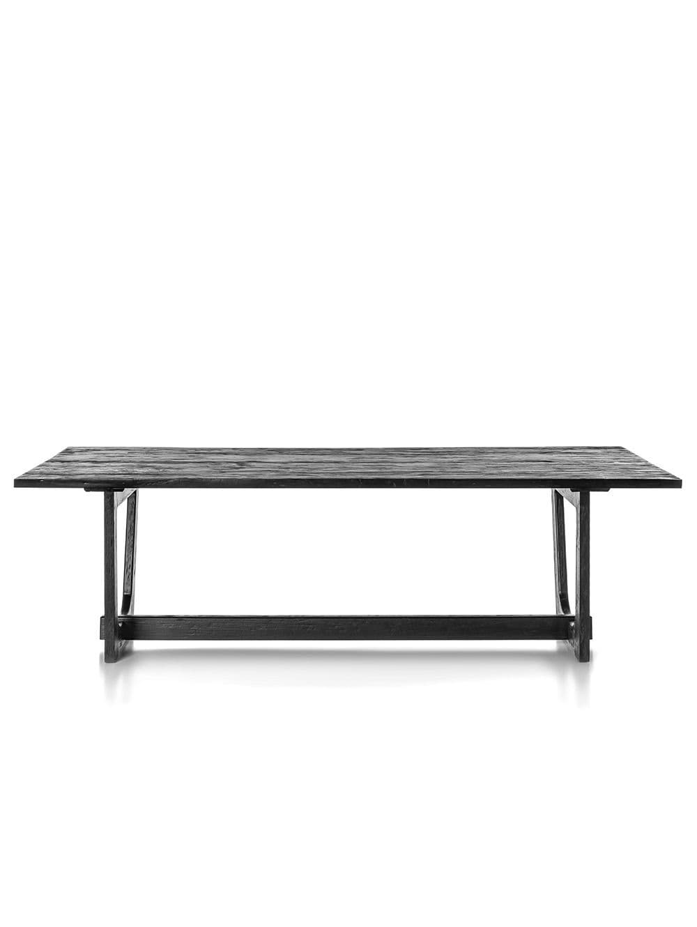 MESA DE COMEDOR OSLO NEGRO 110x210