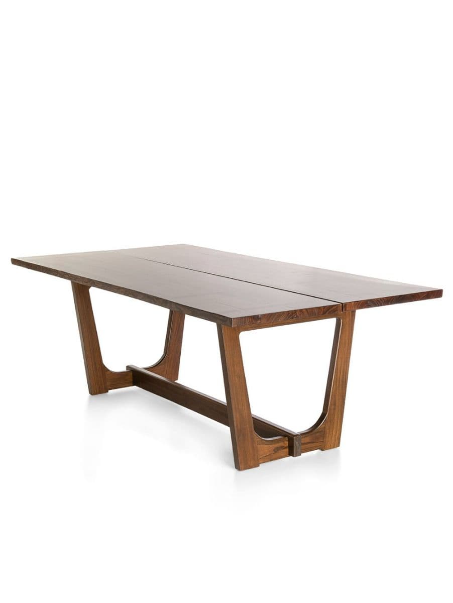 MESA DE COMEDOR OSLO NOGAL 110x210