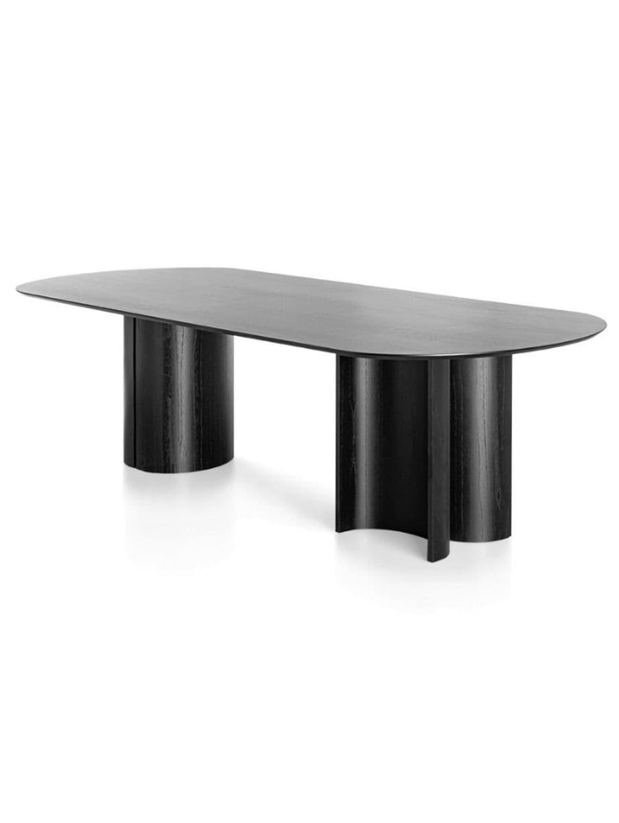 MESA DE COMEDOR ROOTS NEGRA 260X120