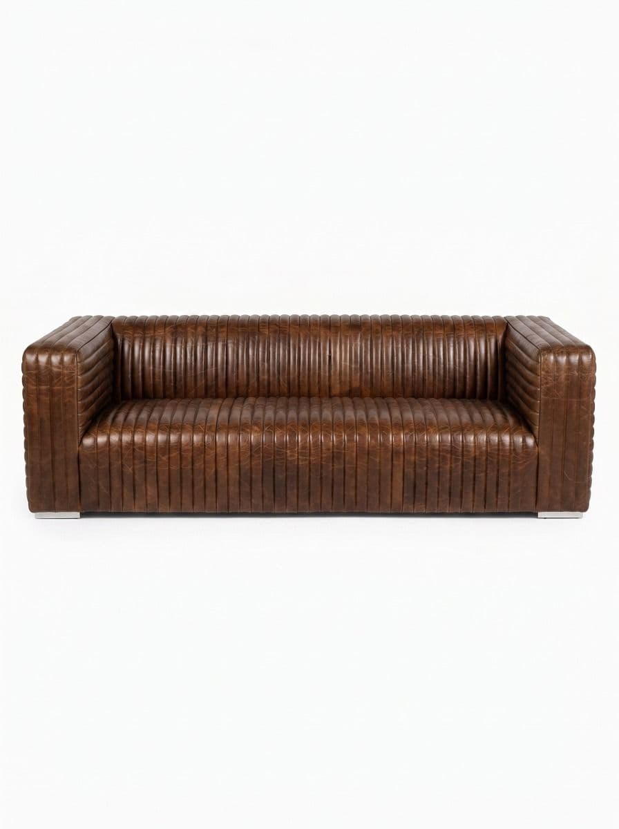 SOFA CAROLINE CUERO BROWN 254