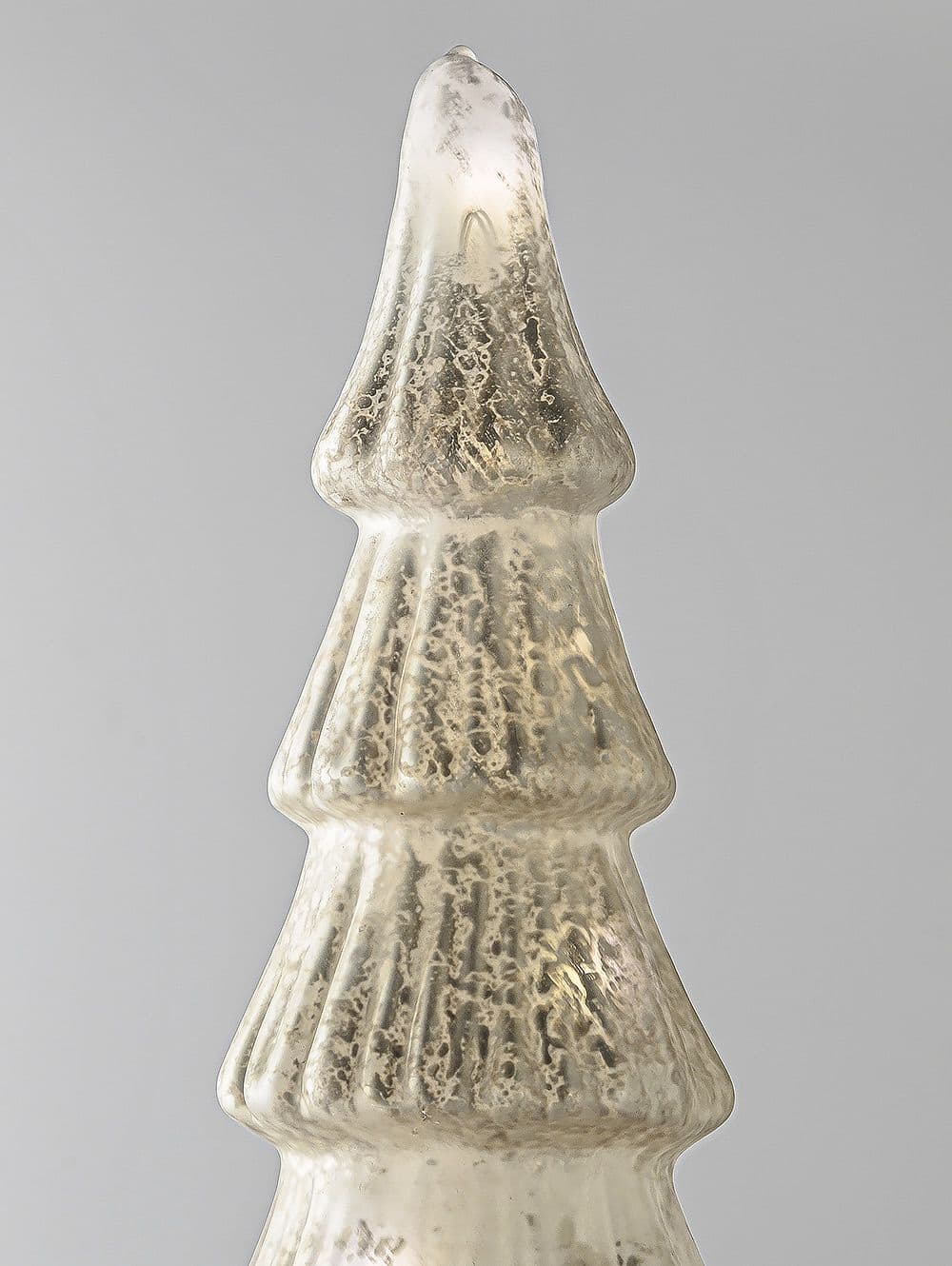 ARBOL DE VIDRIO CON LUZ SPARKLE 10X27CM